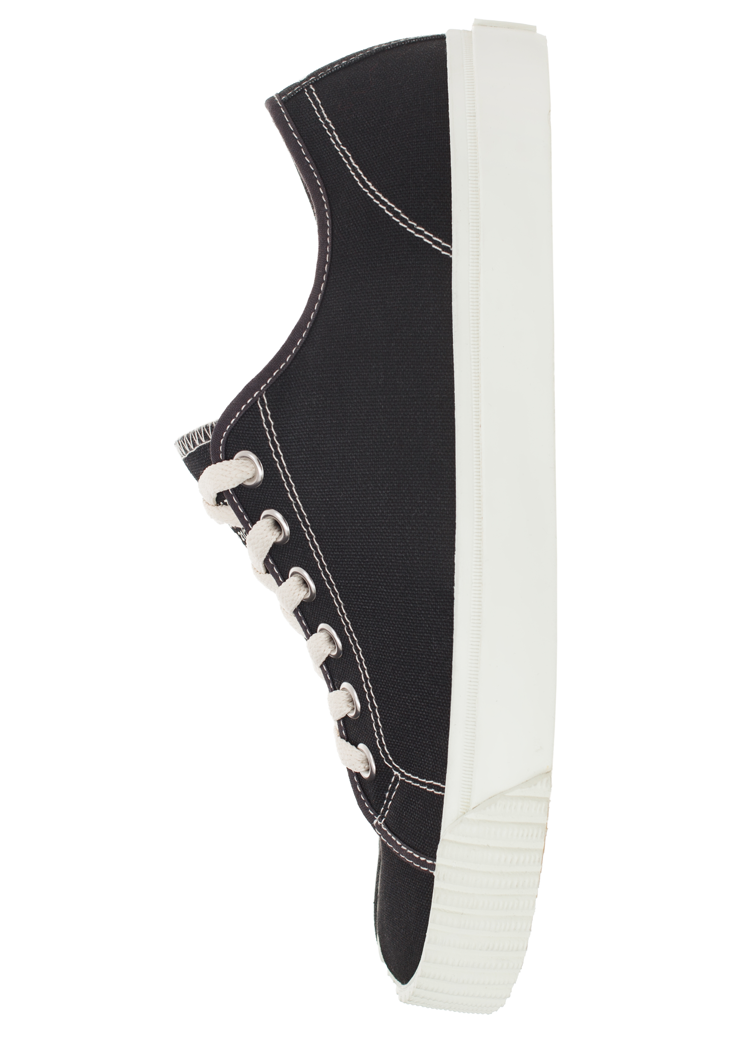 Maison Margiela Black Tabi Sneakers