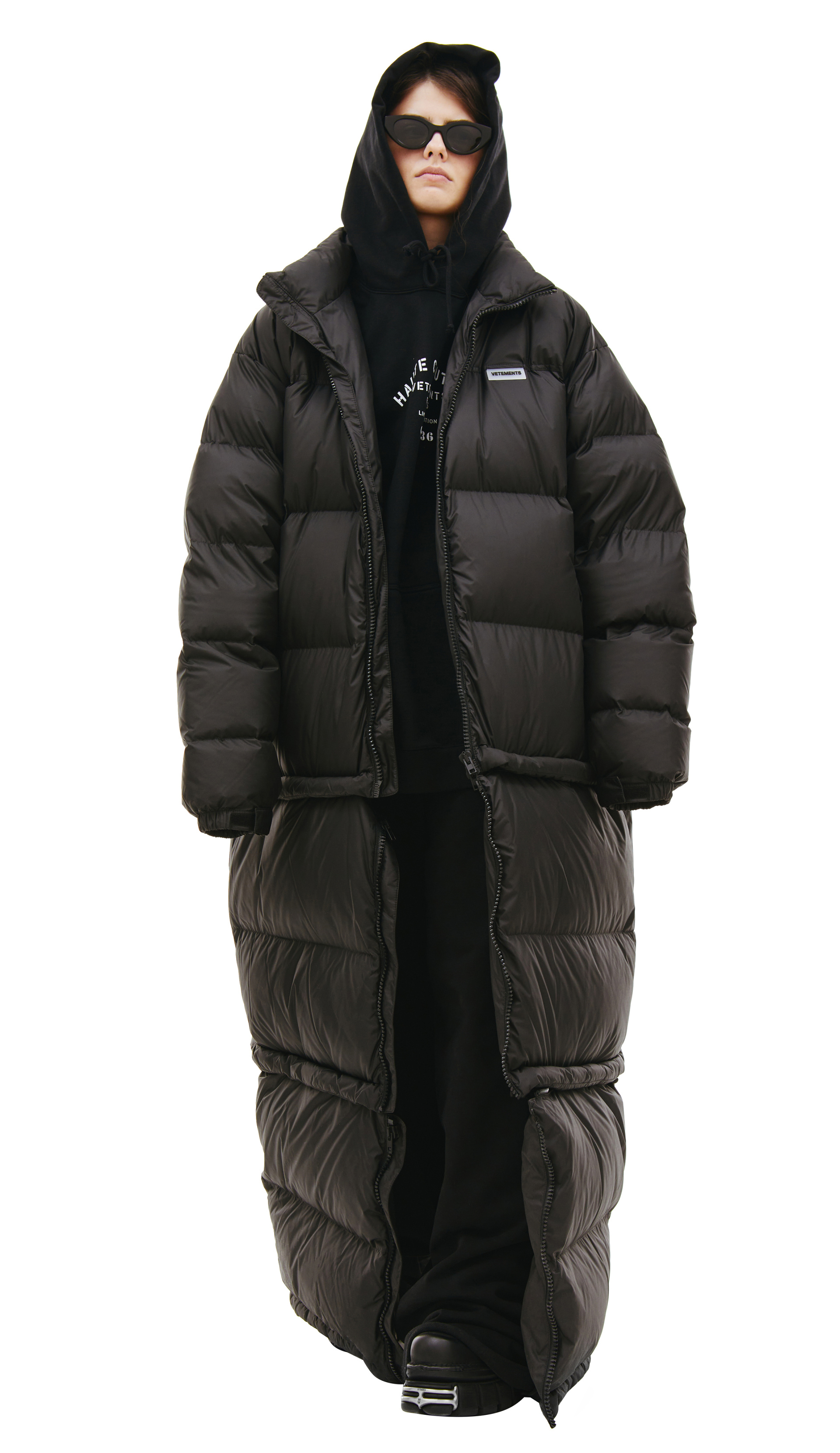 VETEMENTS Transformer maxi padded coat