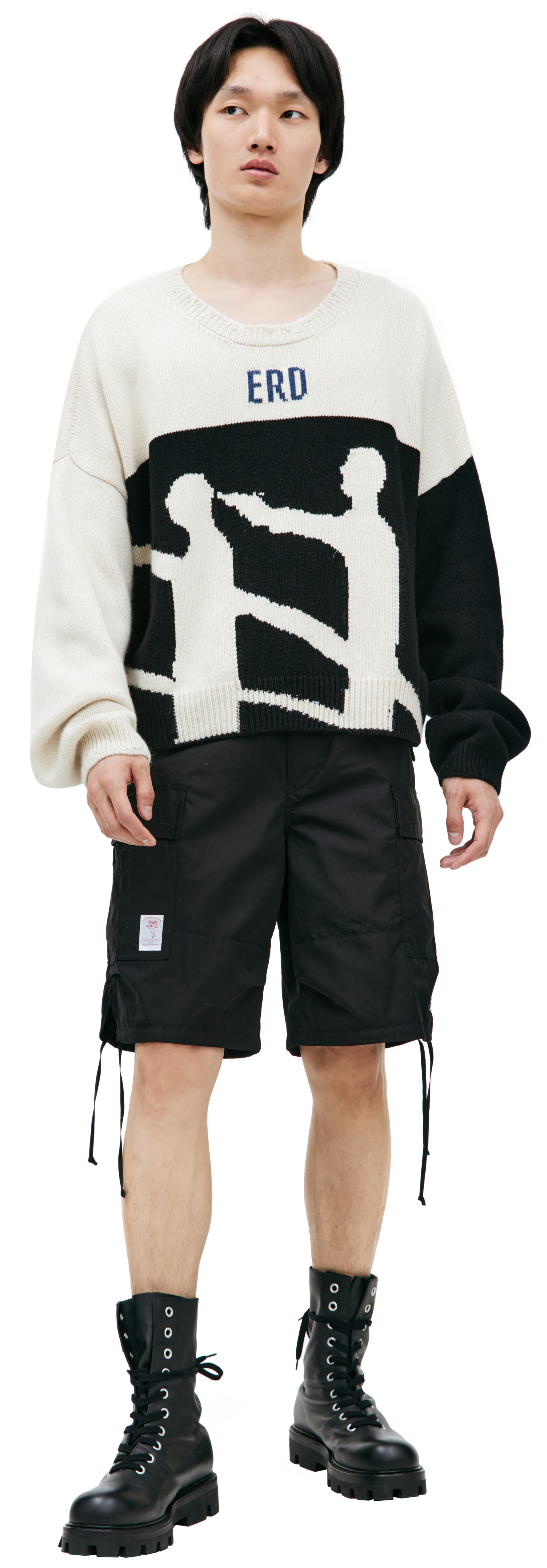 Enfants Riches Déprimés Cashmere printed sweater