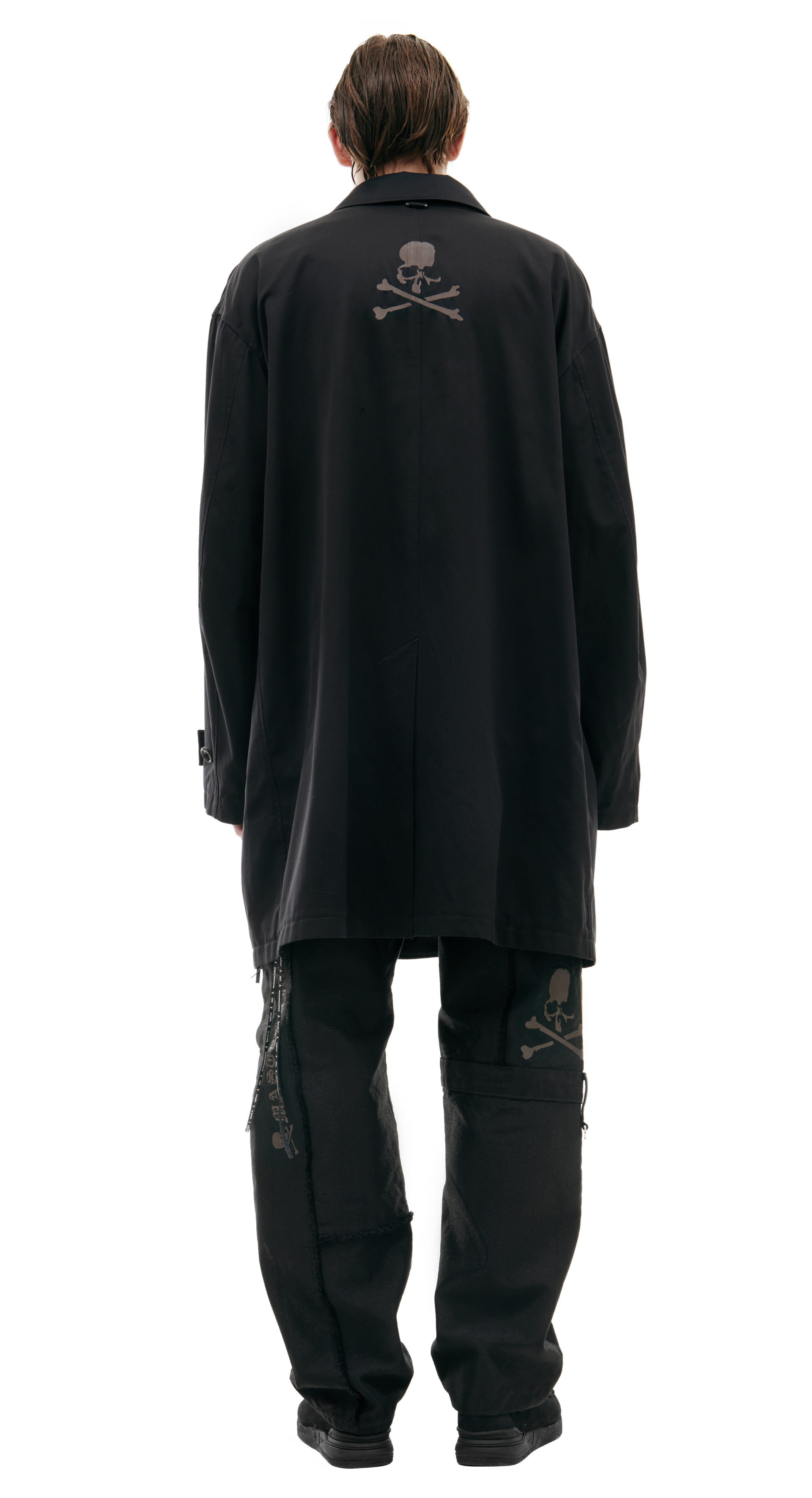 Mastermind WORLD Single-breasted logo trench coat