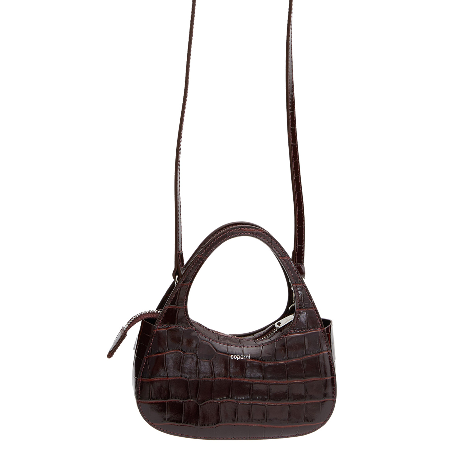 Coperni Croco Micro Baguette Bag Swipe