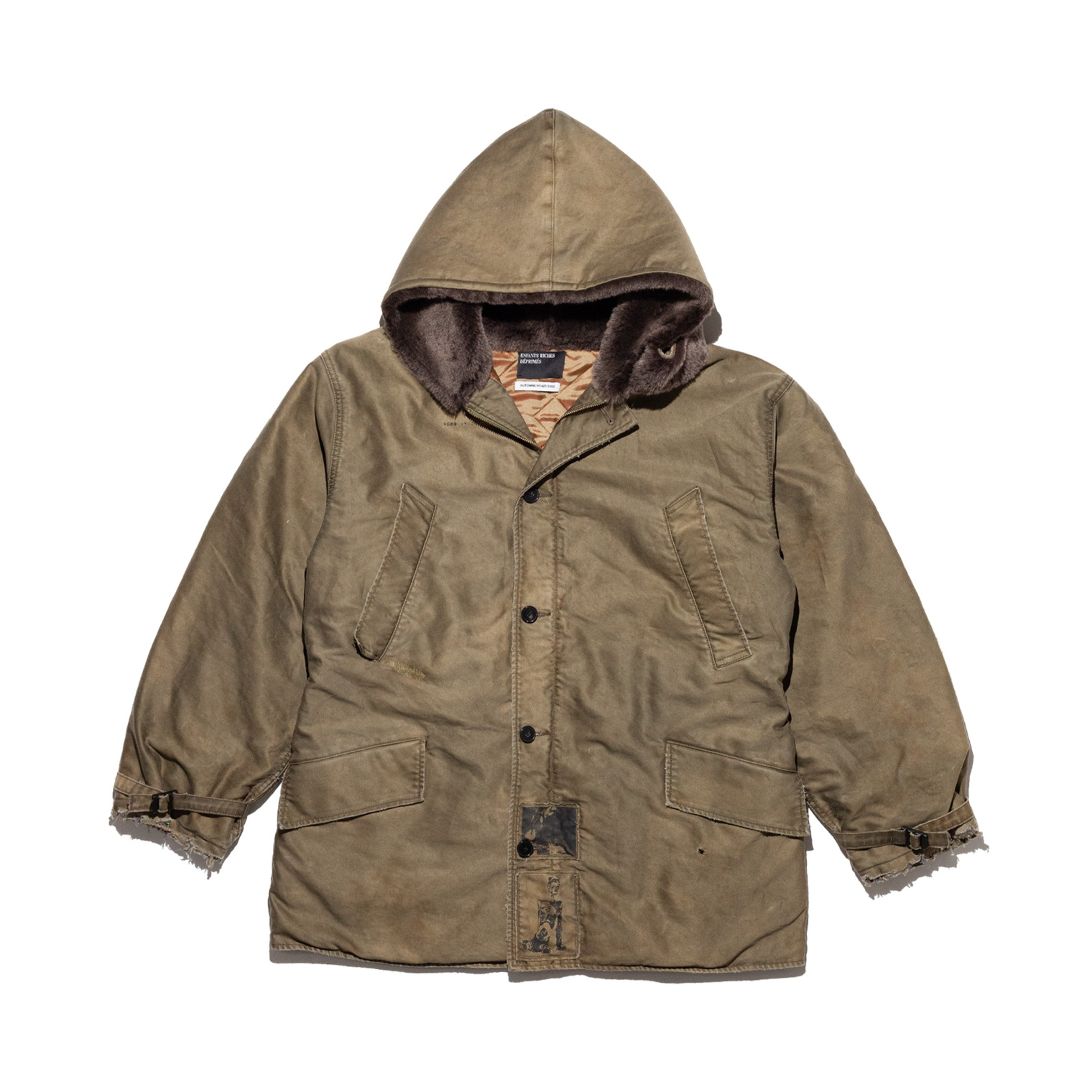 Buy Enfants Riches Déprimés men khaki vienna winter parka for