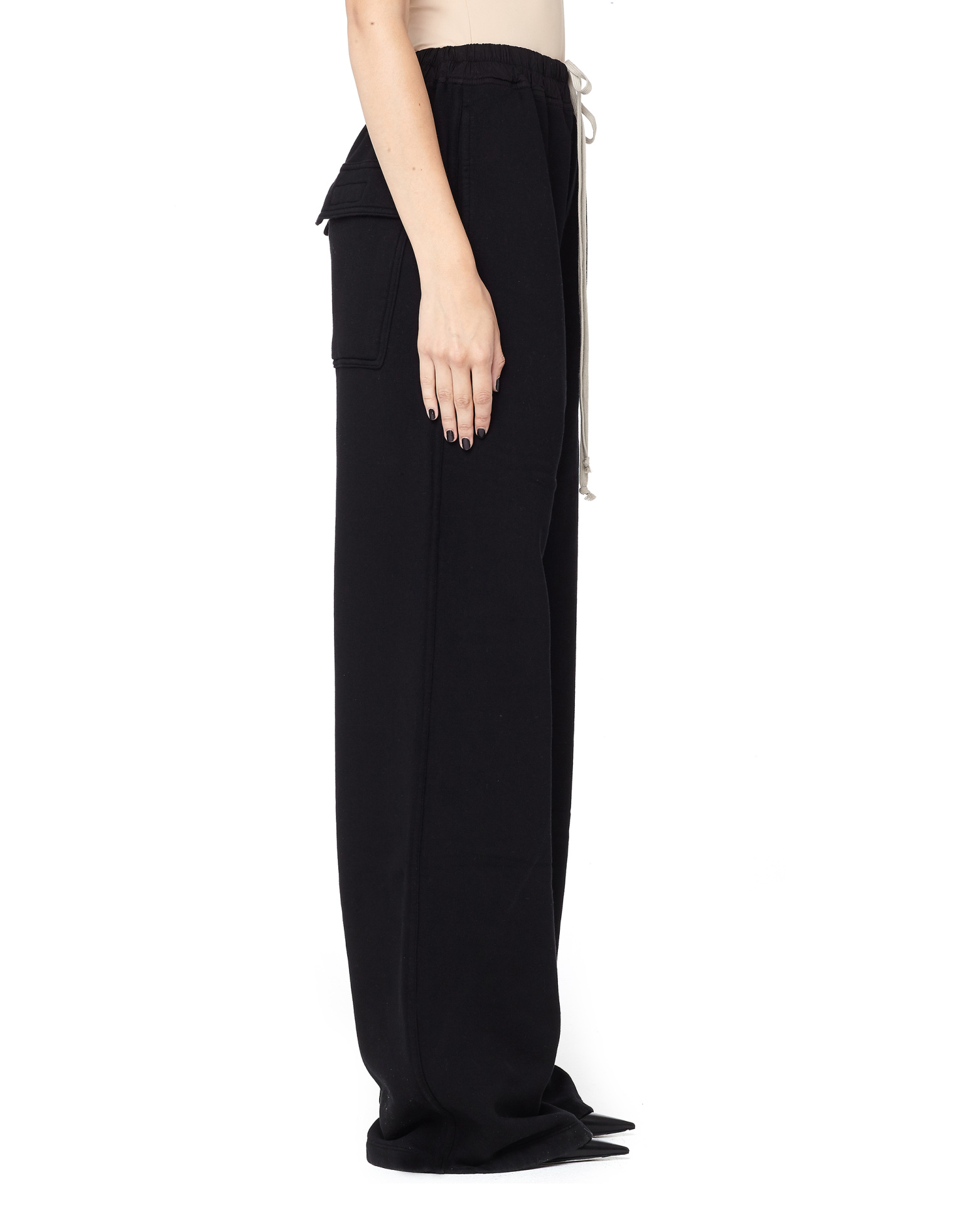 DRKSHDW by Rick Owens Cotton Wide Leg Sweatpants
