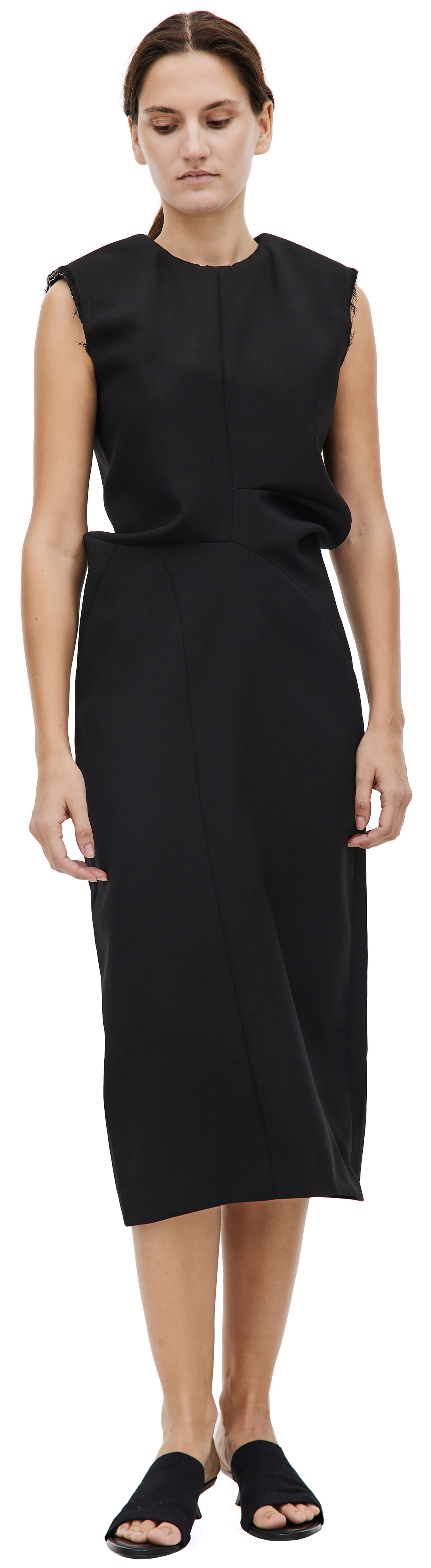 QUIRA Black sheath dress