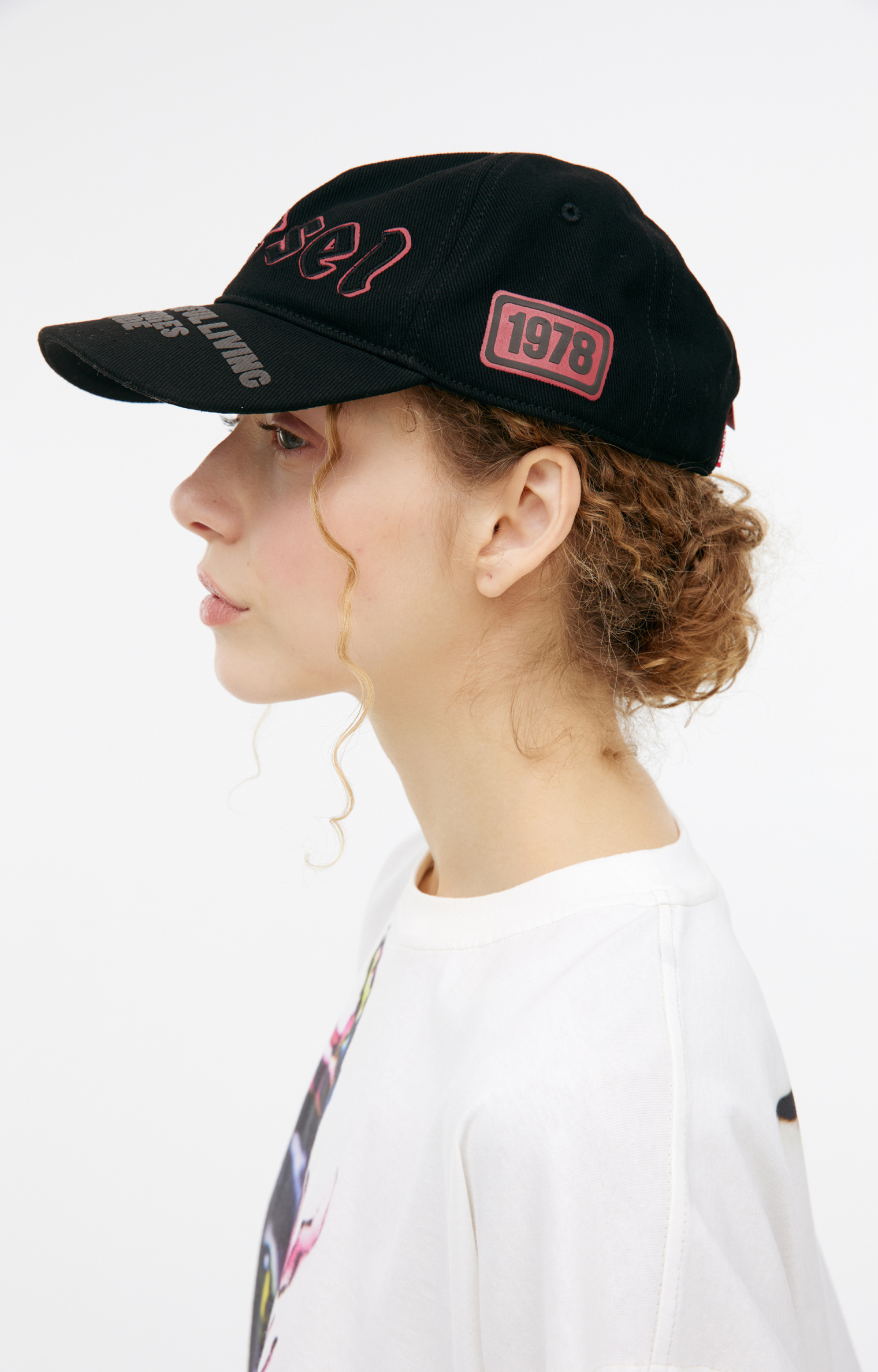 Diesel Black cap with logo