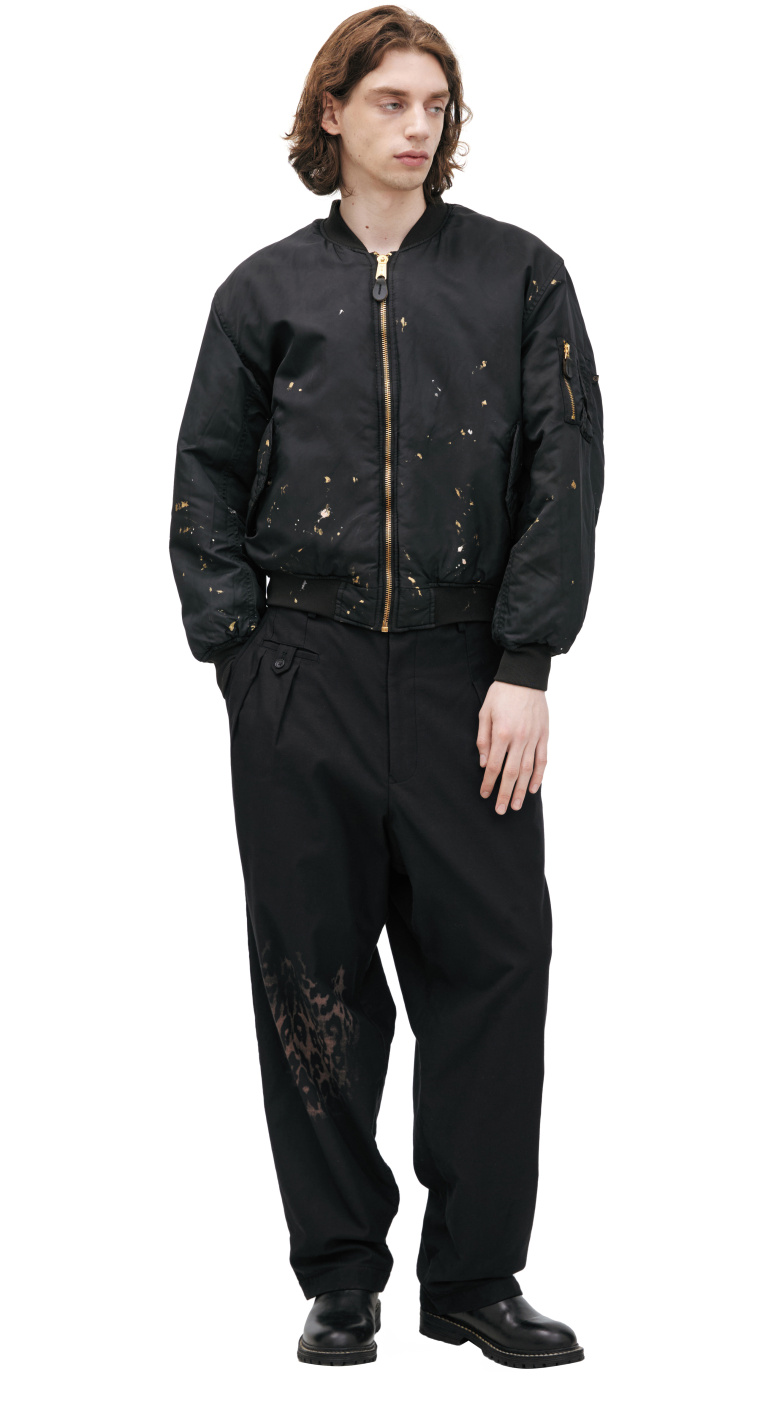 Buy Saint Mxxxxxx men black side tape track jacket for €550 online
