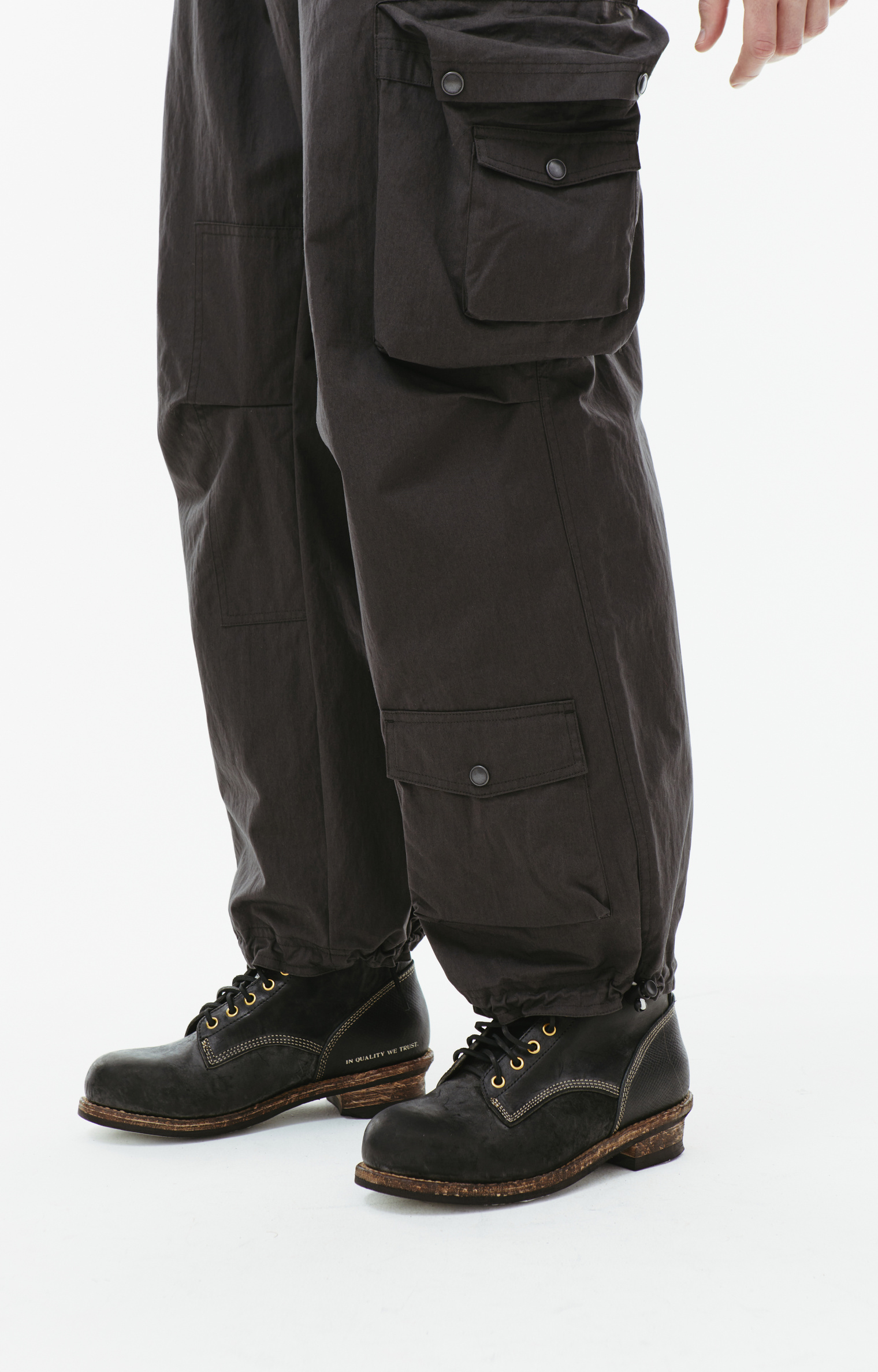 Buy Children of the discordance men grey utility team pants for