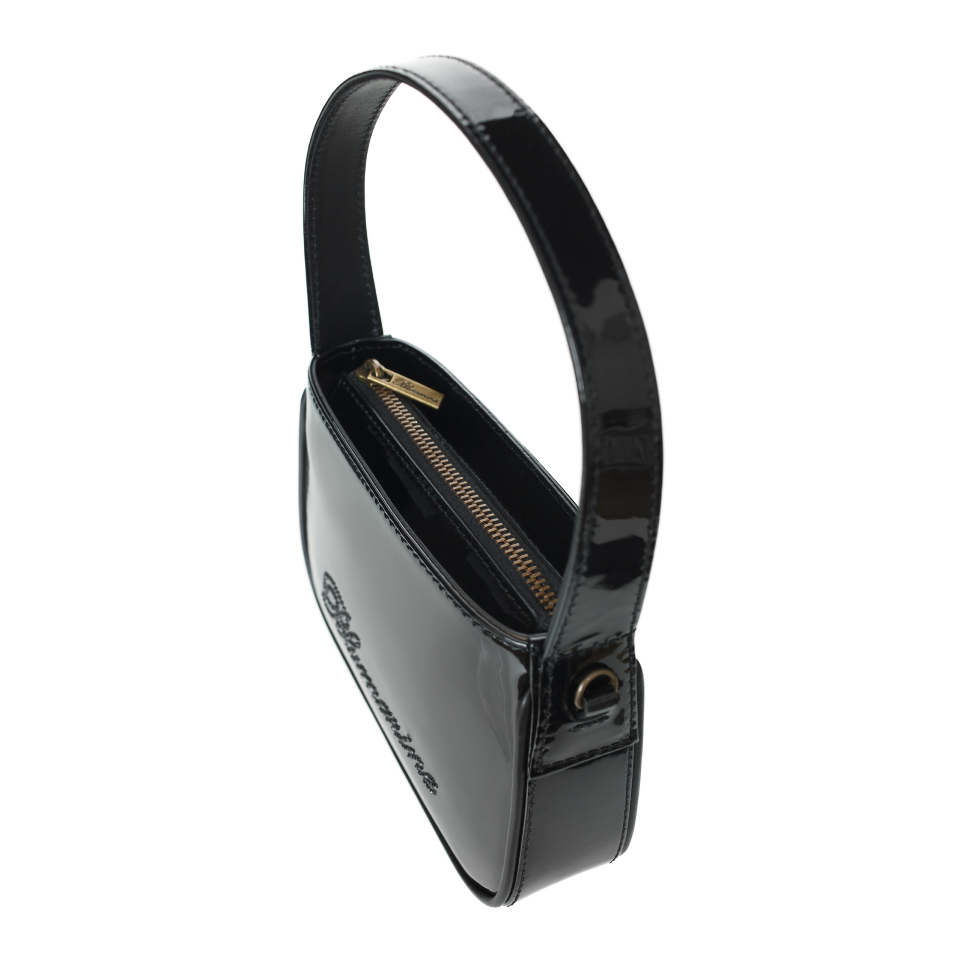 Blumarine Borsa rhinestone logo bag