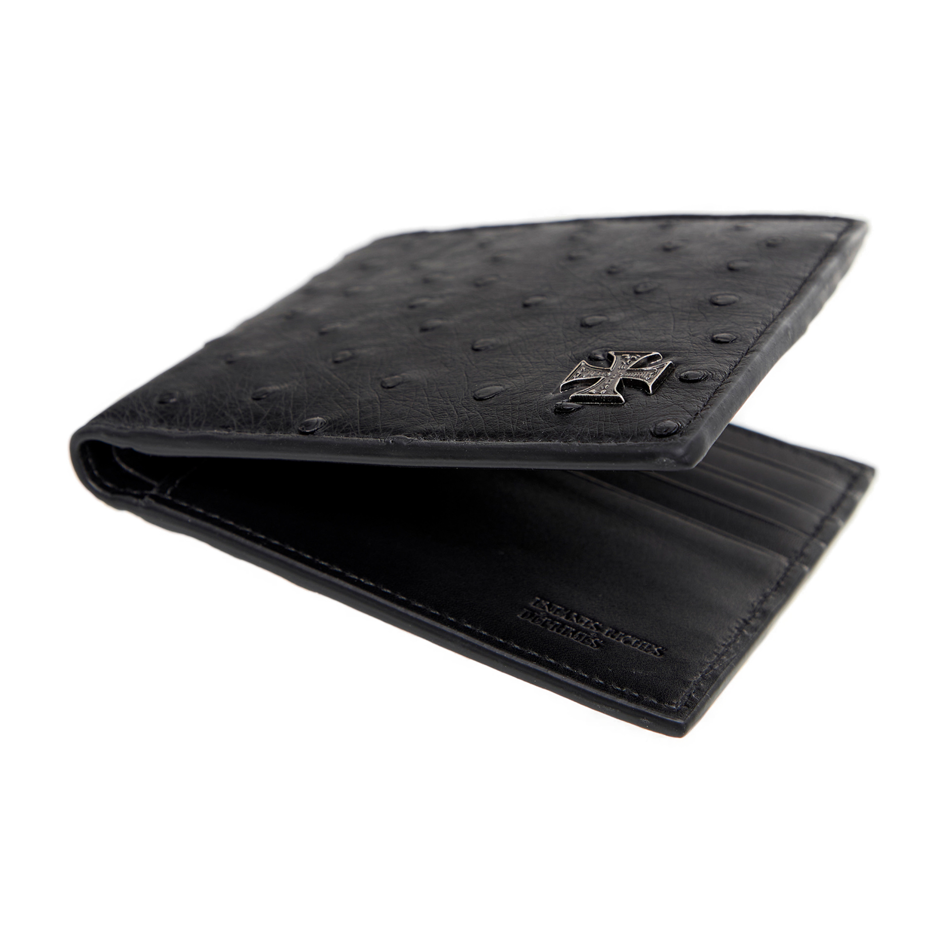 Enfants Riches Déprimés Black embossed wallet
