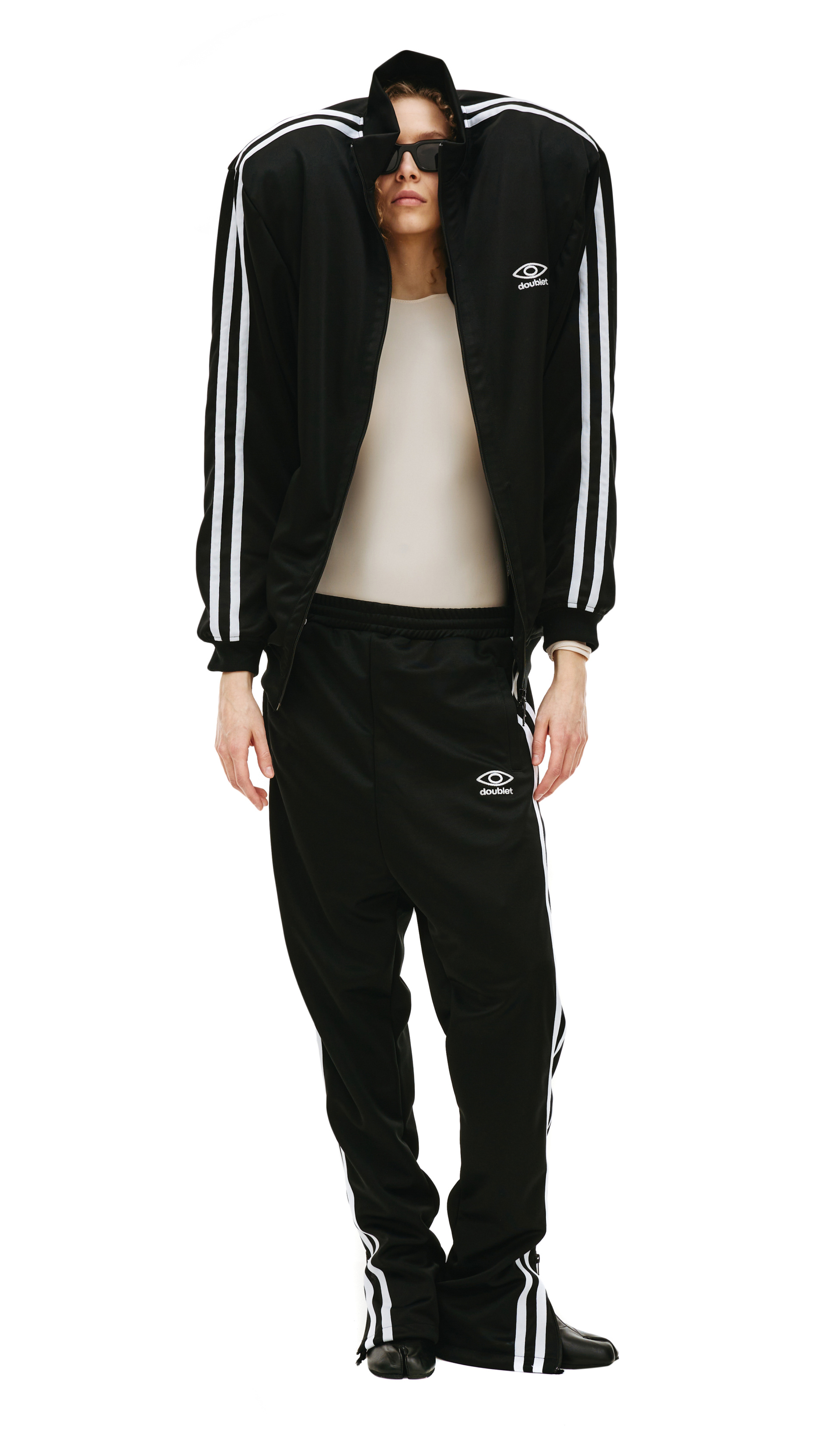 Doublet Black Invisible Track Jacket