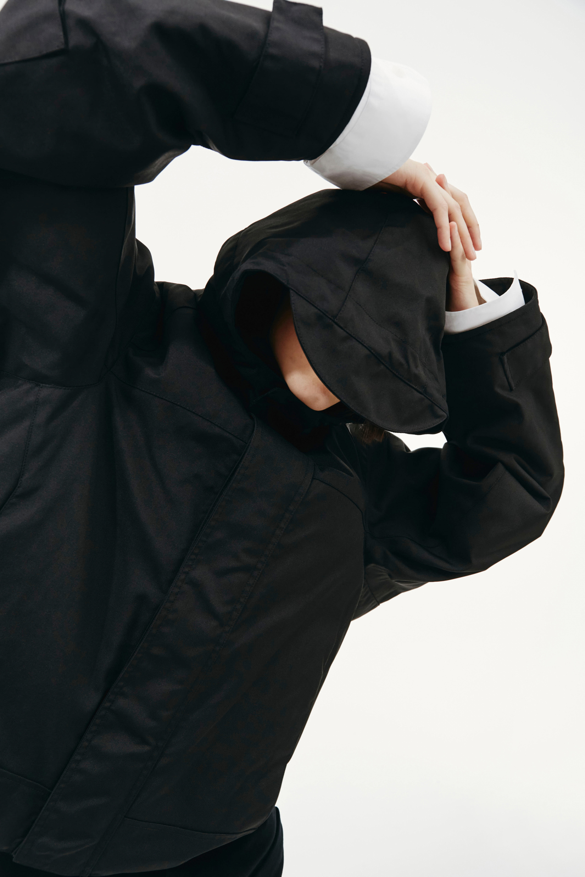 Balenciaga Black Upside Down Jacket