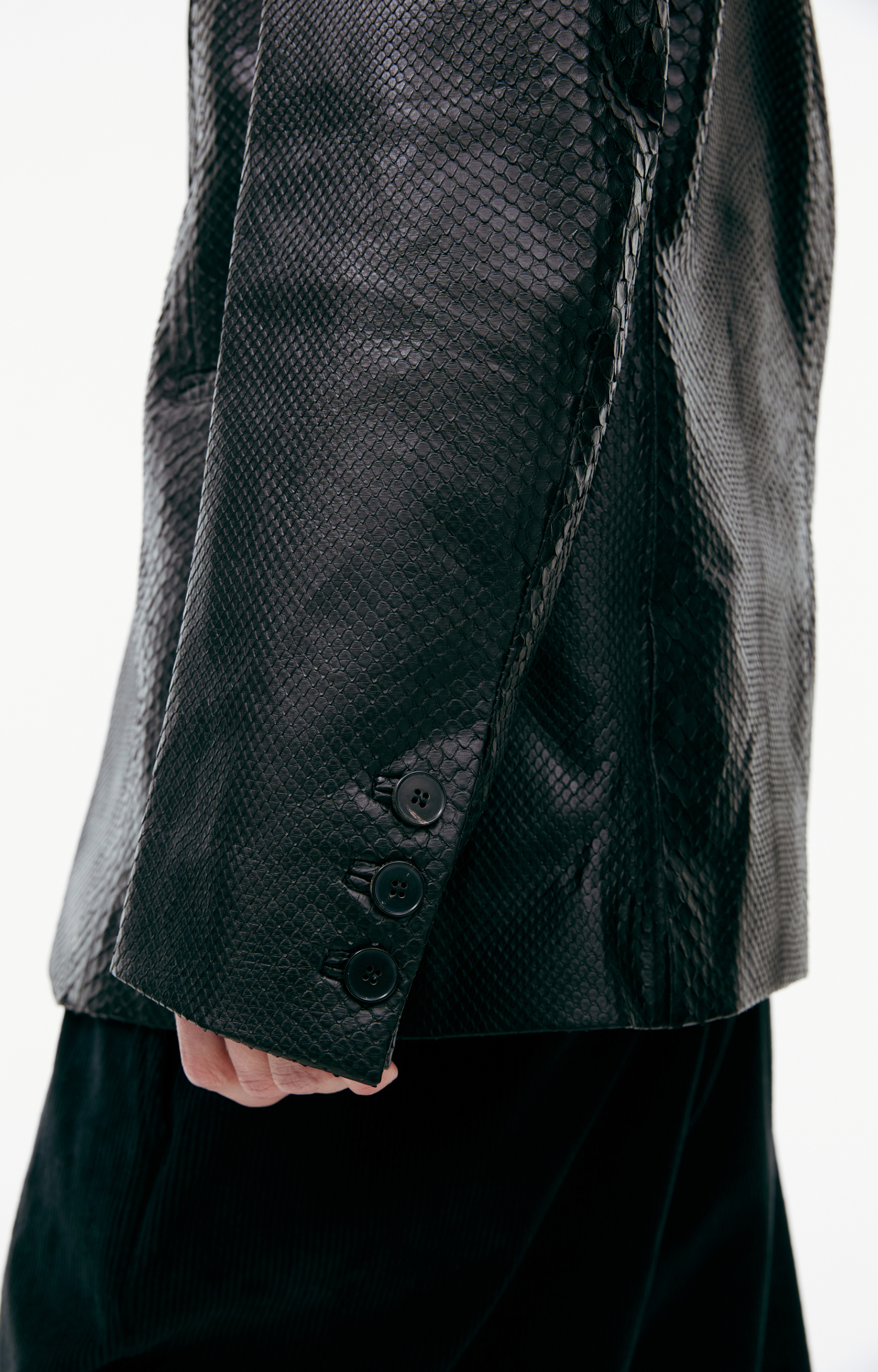 Enfants Riches Déprimés Single-breasted leather blazer