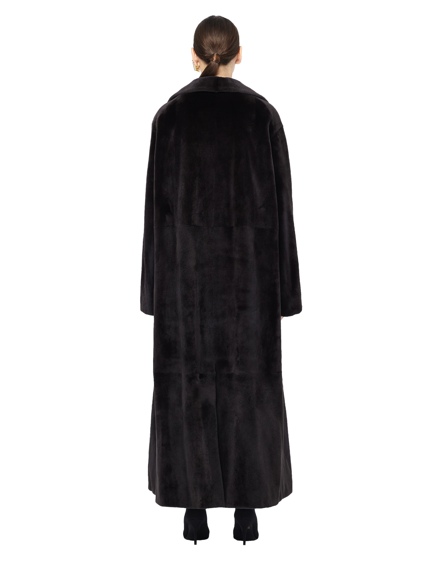 The Row Шуба из норки в пол Luster Coat