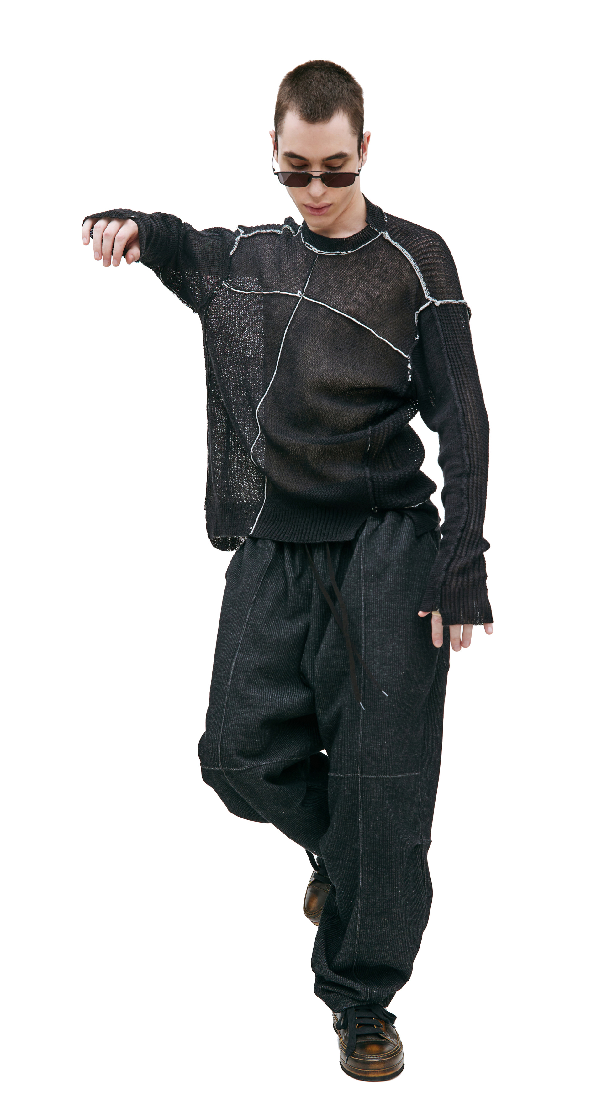 The Viridi-Anne Hard twisted yarn sweater