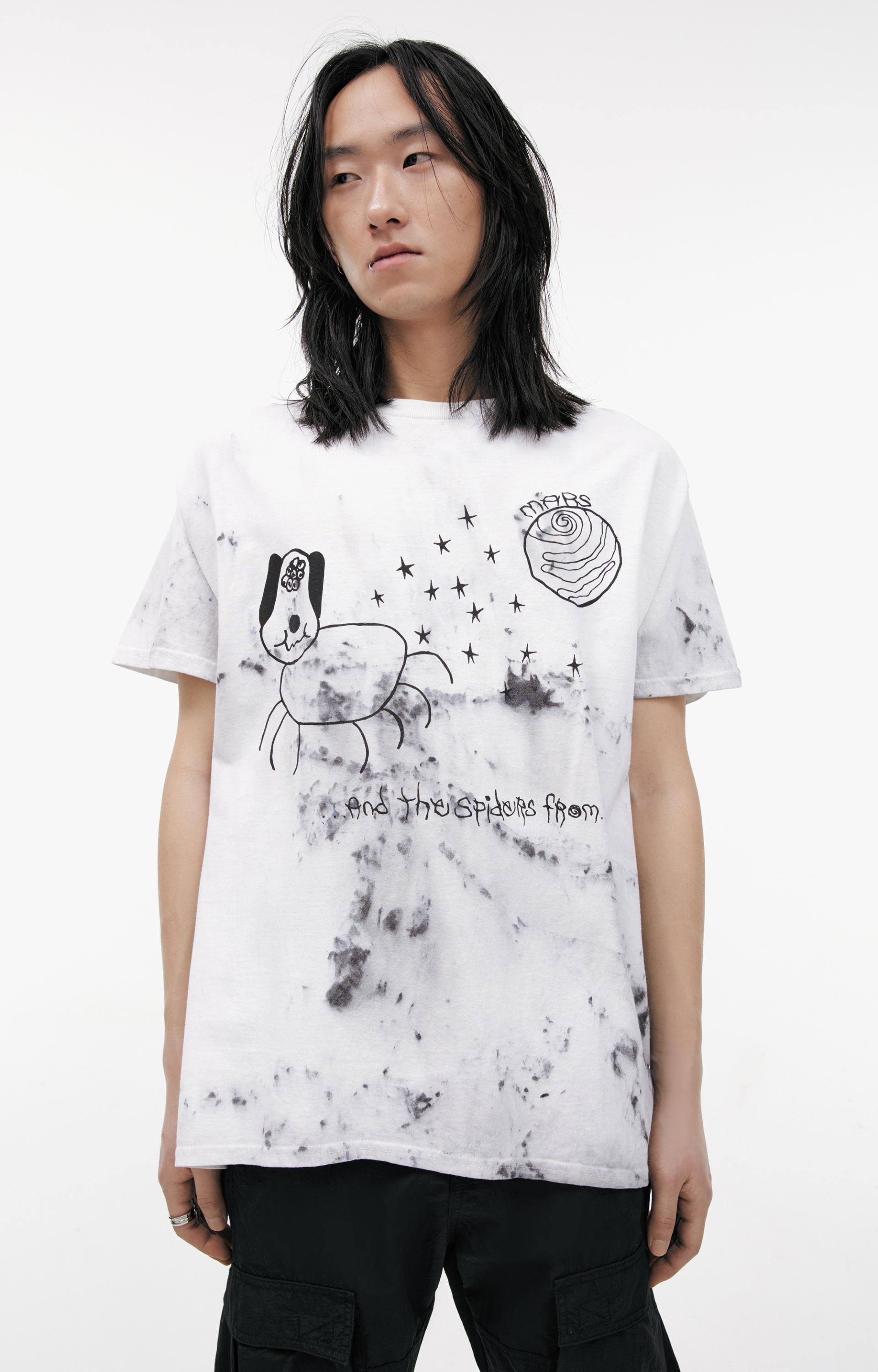 WESTFALL White print T-shirt