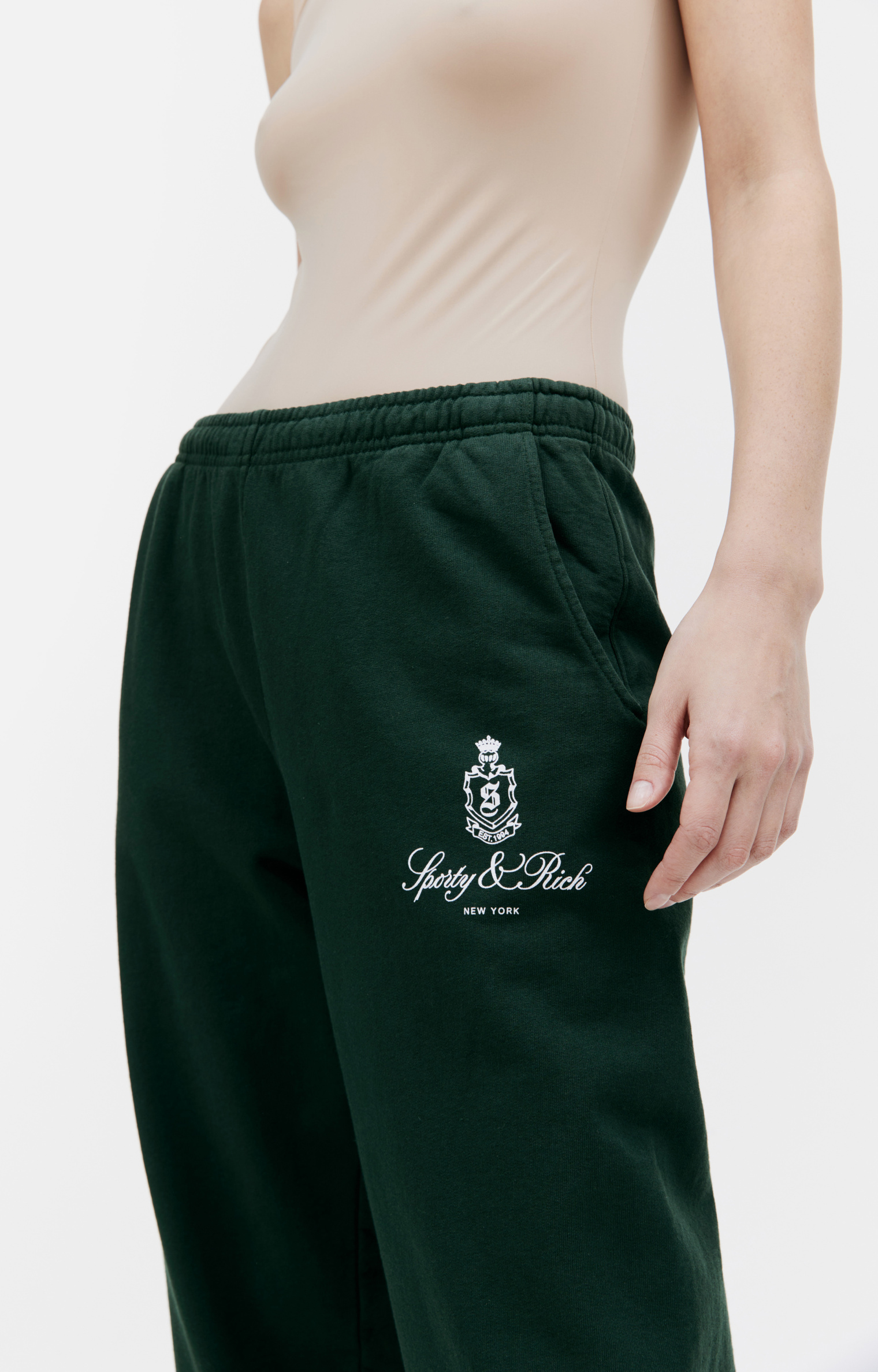 SPORTY & RICH Vendome cotton sweatpant