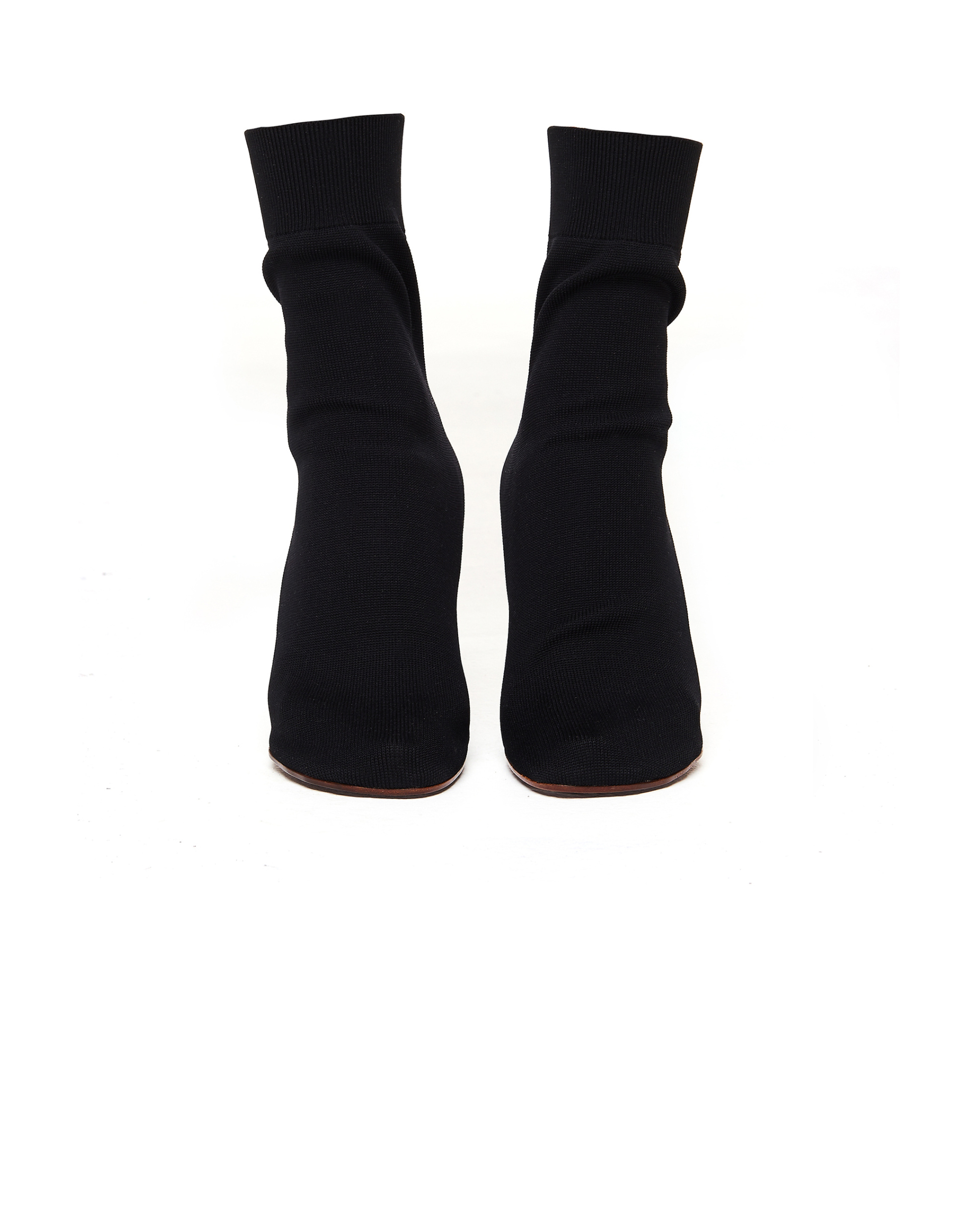 VETEMENTS Black Eiffel Tower Ankle Boots