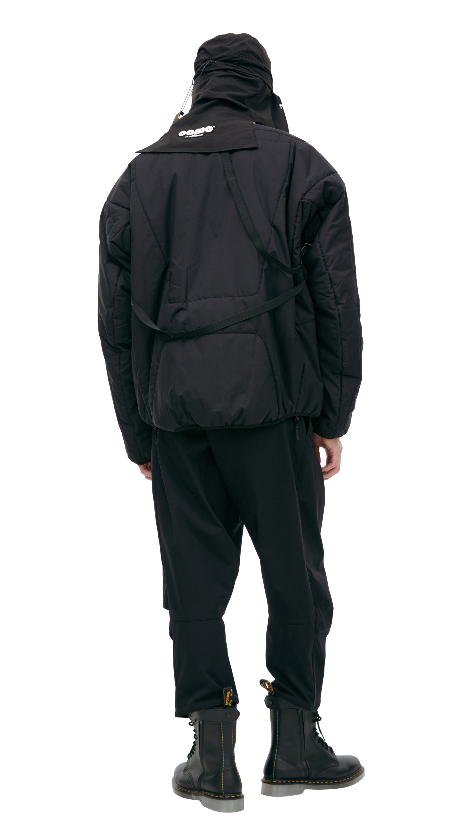 Acronym Black jacket with patch pockets