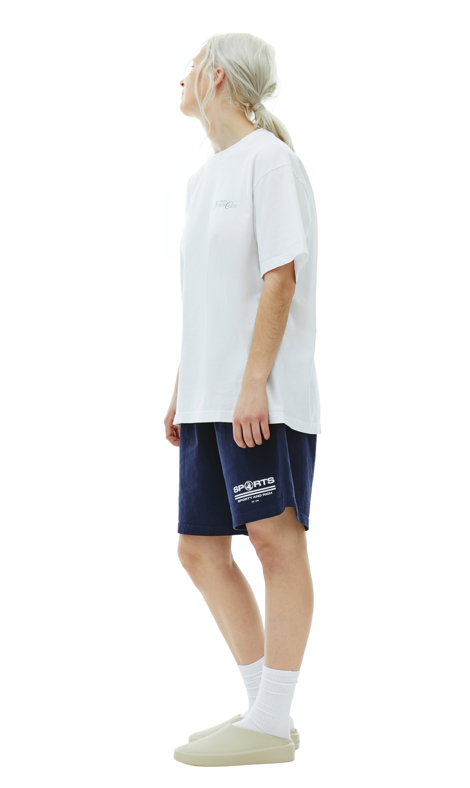 SPORTY & RICH White Rizzoli t-Shirt