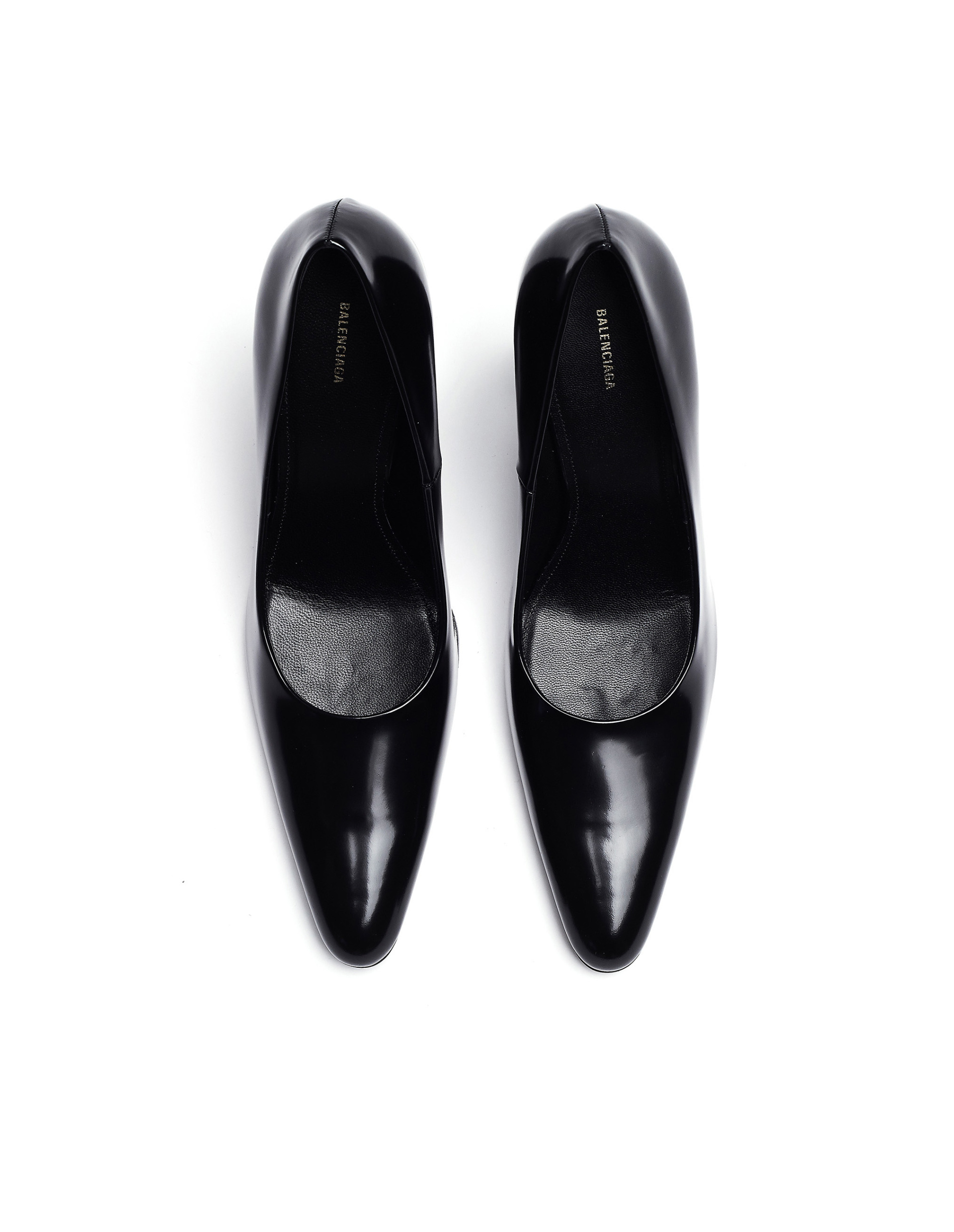 Balenciaga Round Toe Black Leather Boots
