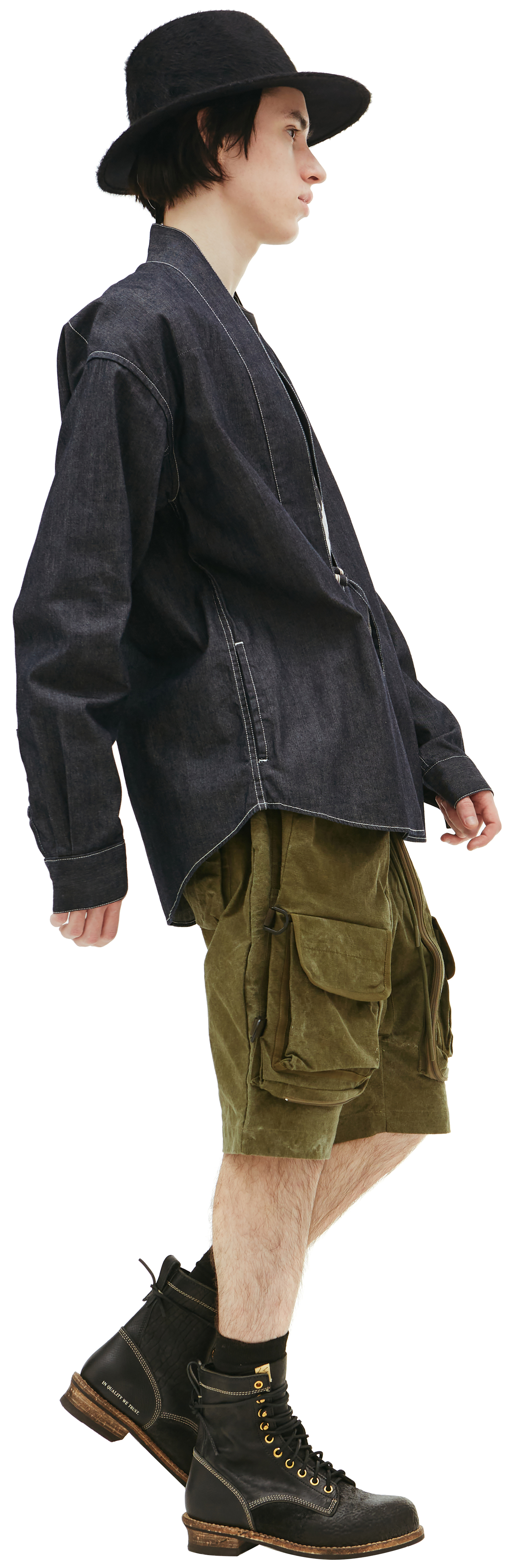 visvim Lhamo Denim Kimono Shirt