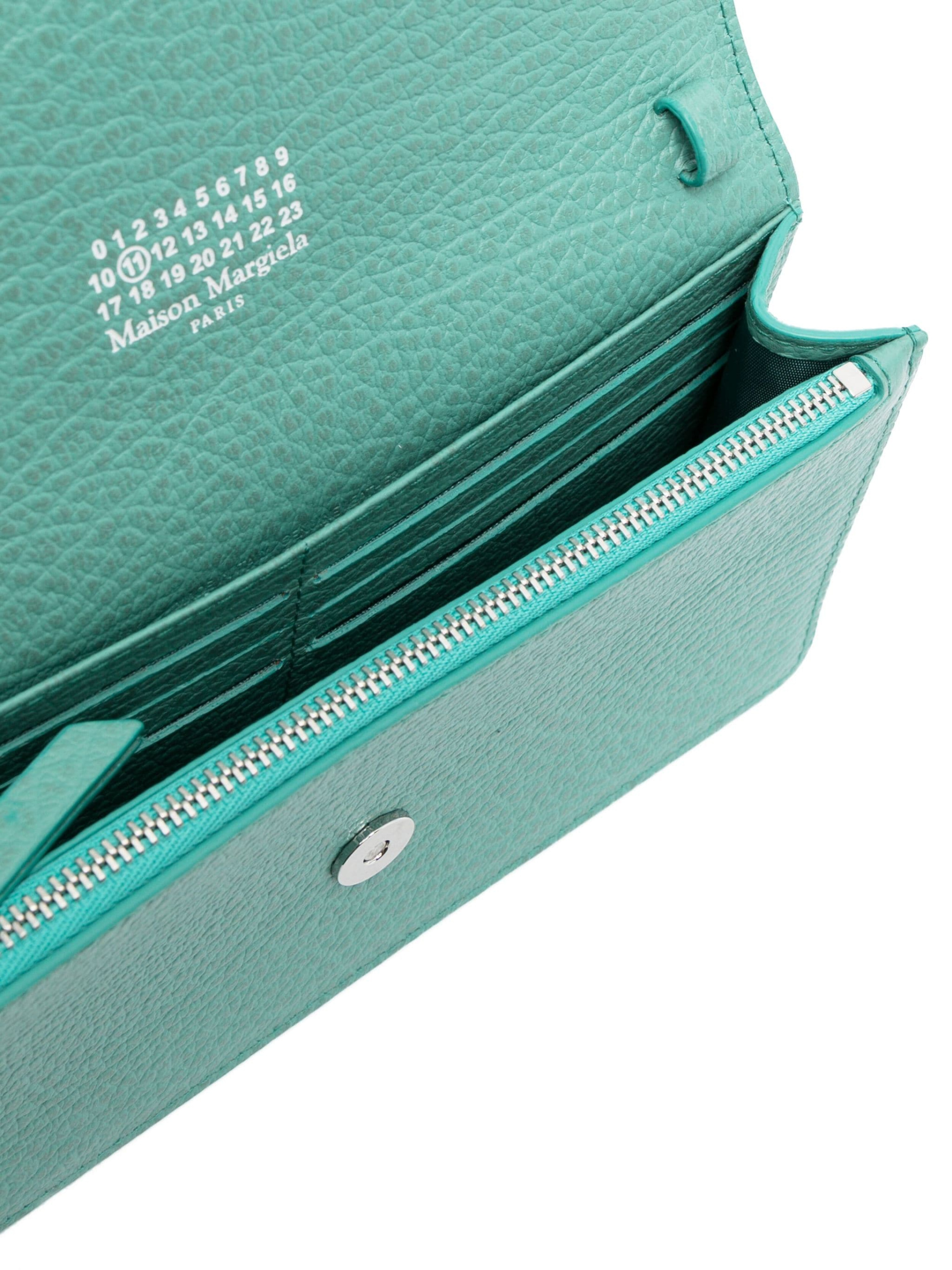 Maison Margiela Four Stitches Leather Wallet on Chain