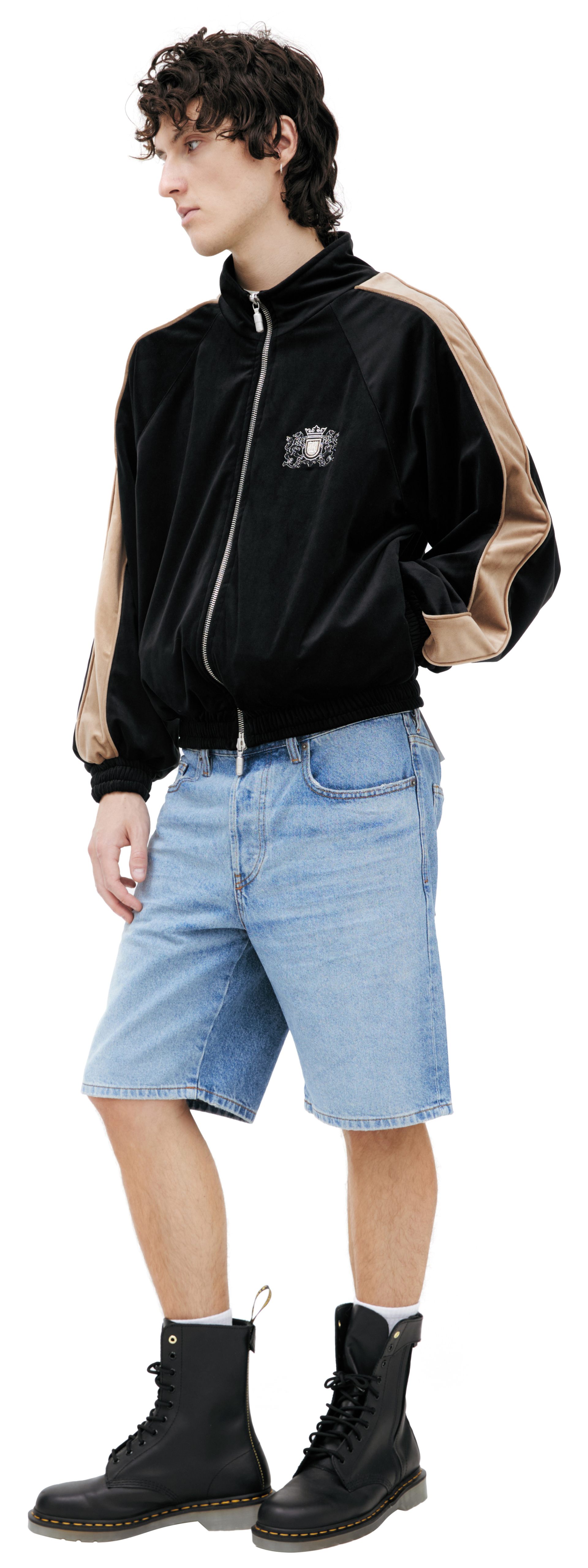 RHUDE Black jacket with logo