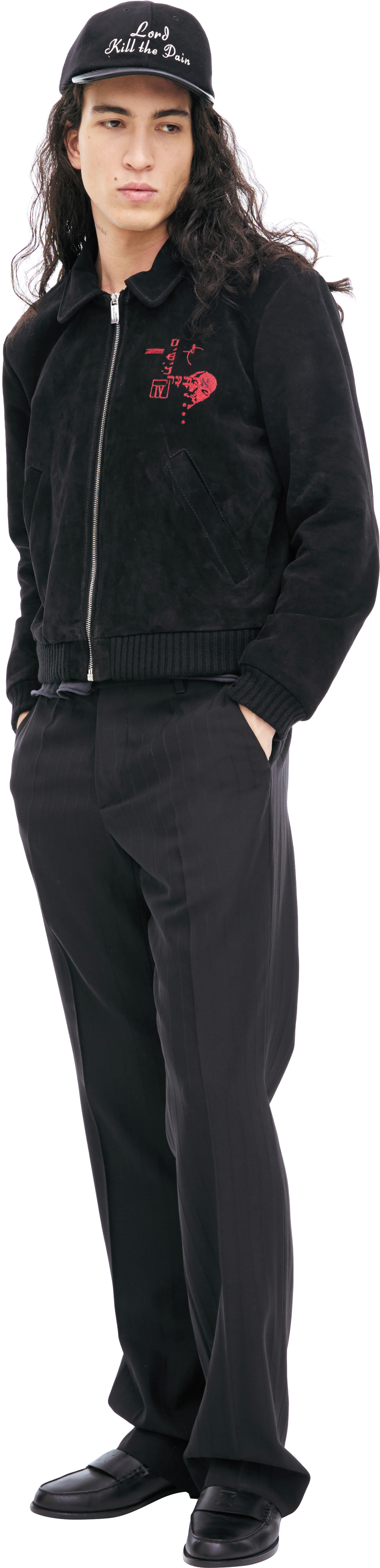 Enfants Riches Déprimés Suede Bomber Jacket