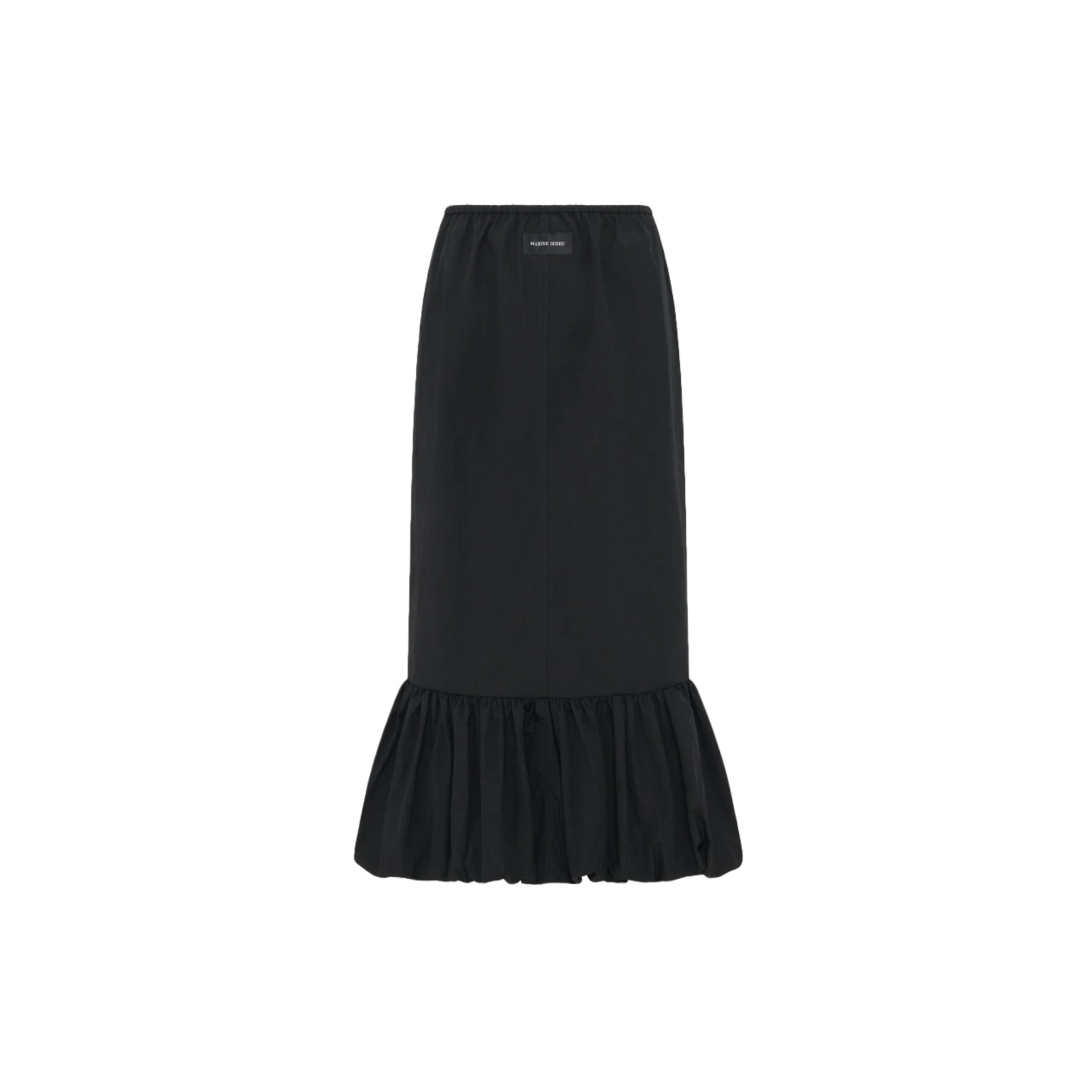 MARINE SERRE Nylon Midi Bubble Skirt
