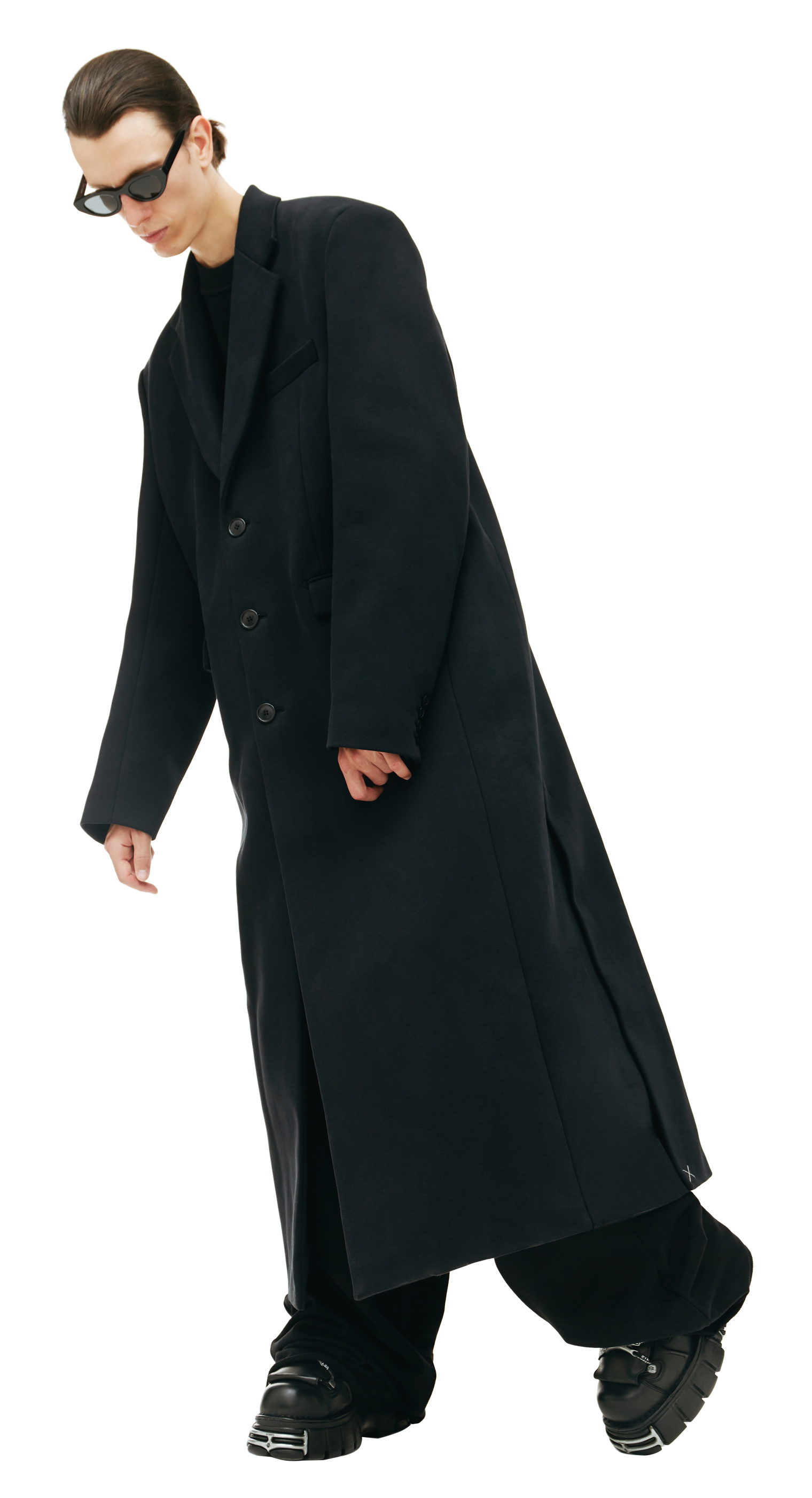 VETEMENTS Длинное оверсайз пальто