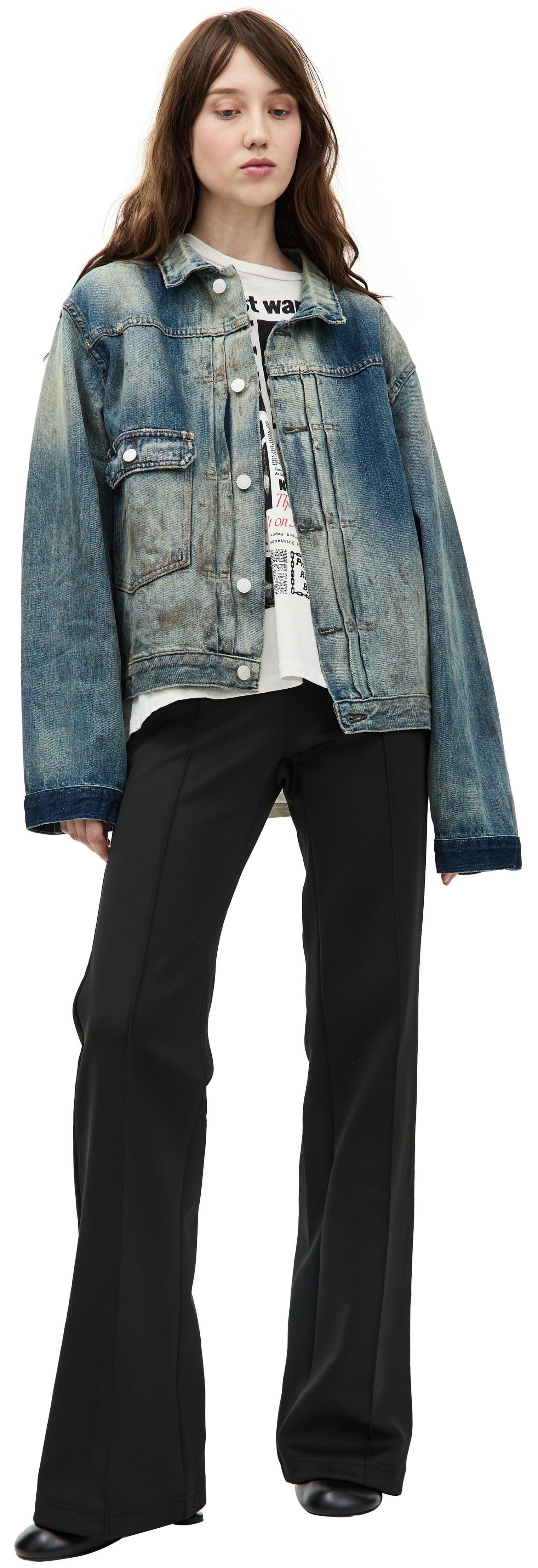 Enfants Riches Deprimes Denim jacket with buttons