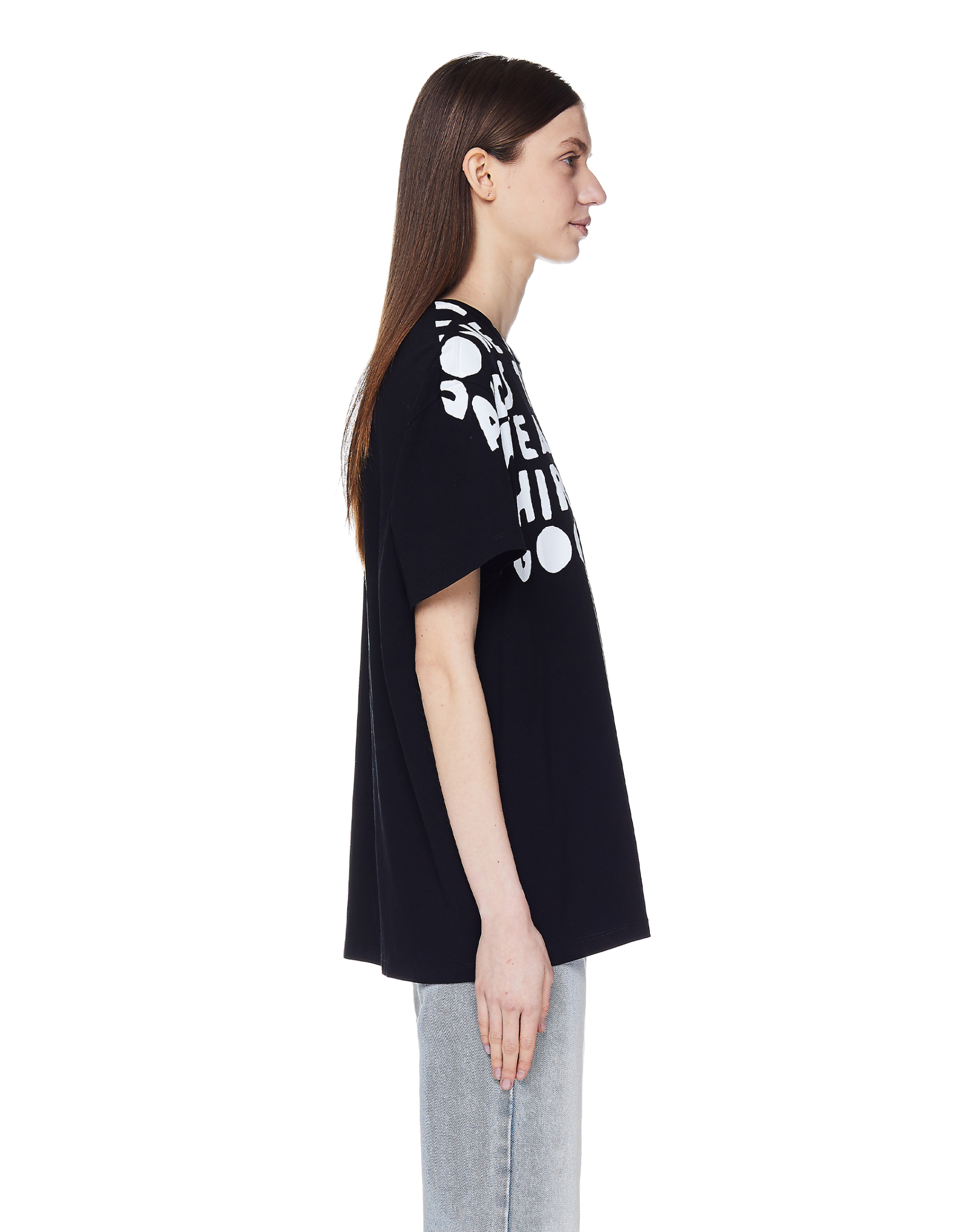 Maison Margiela Black Cotton T-Shirt
