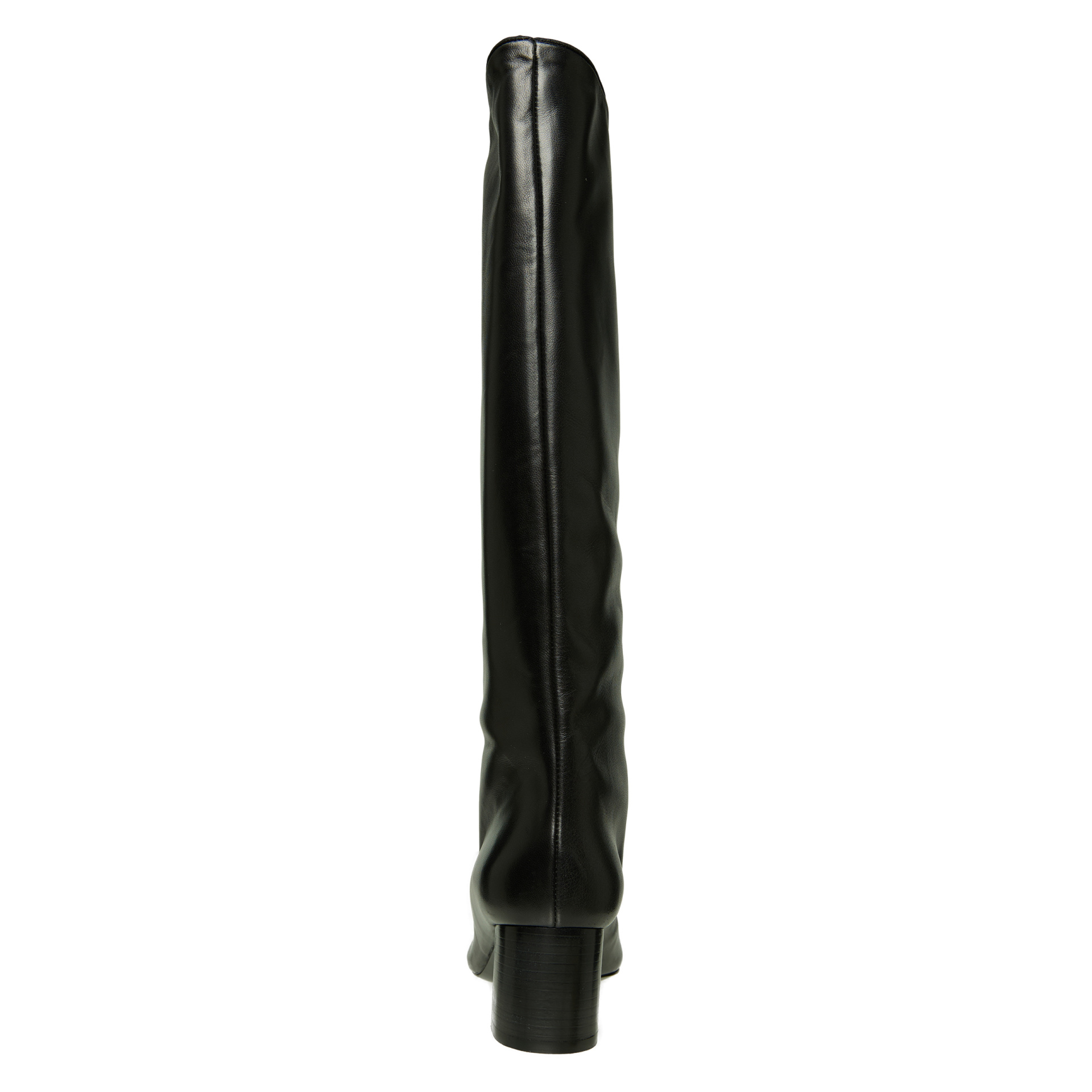 TOTEME Leather boots with a rounded heel