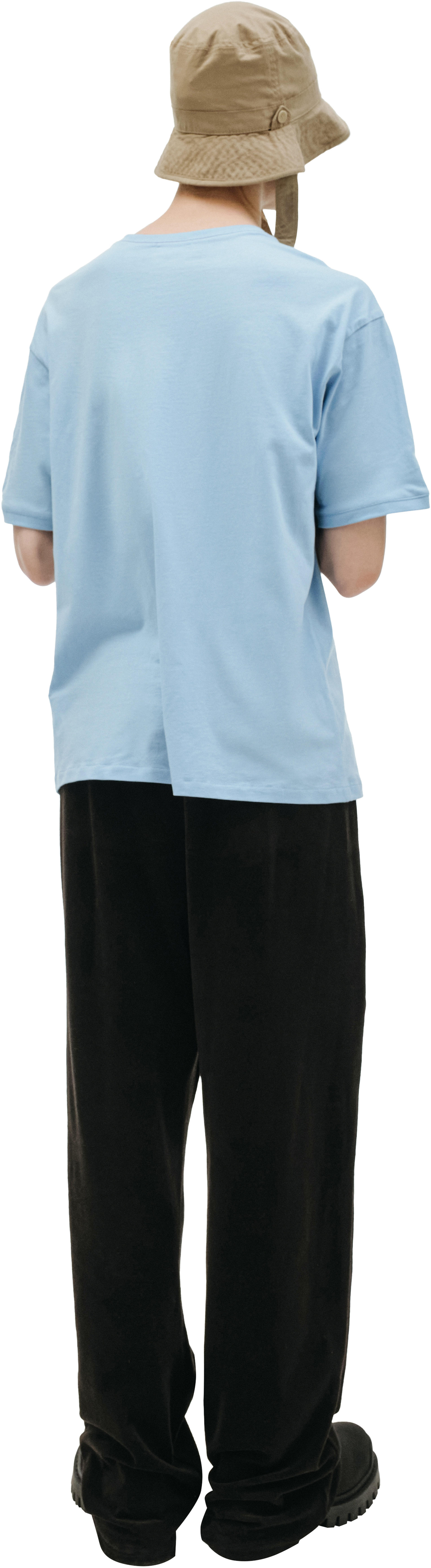 Vojettes Blue Cotton Ballerina Print T-Shirt