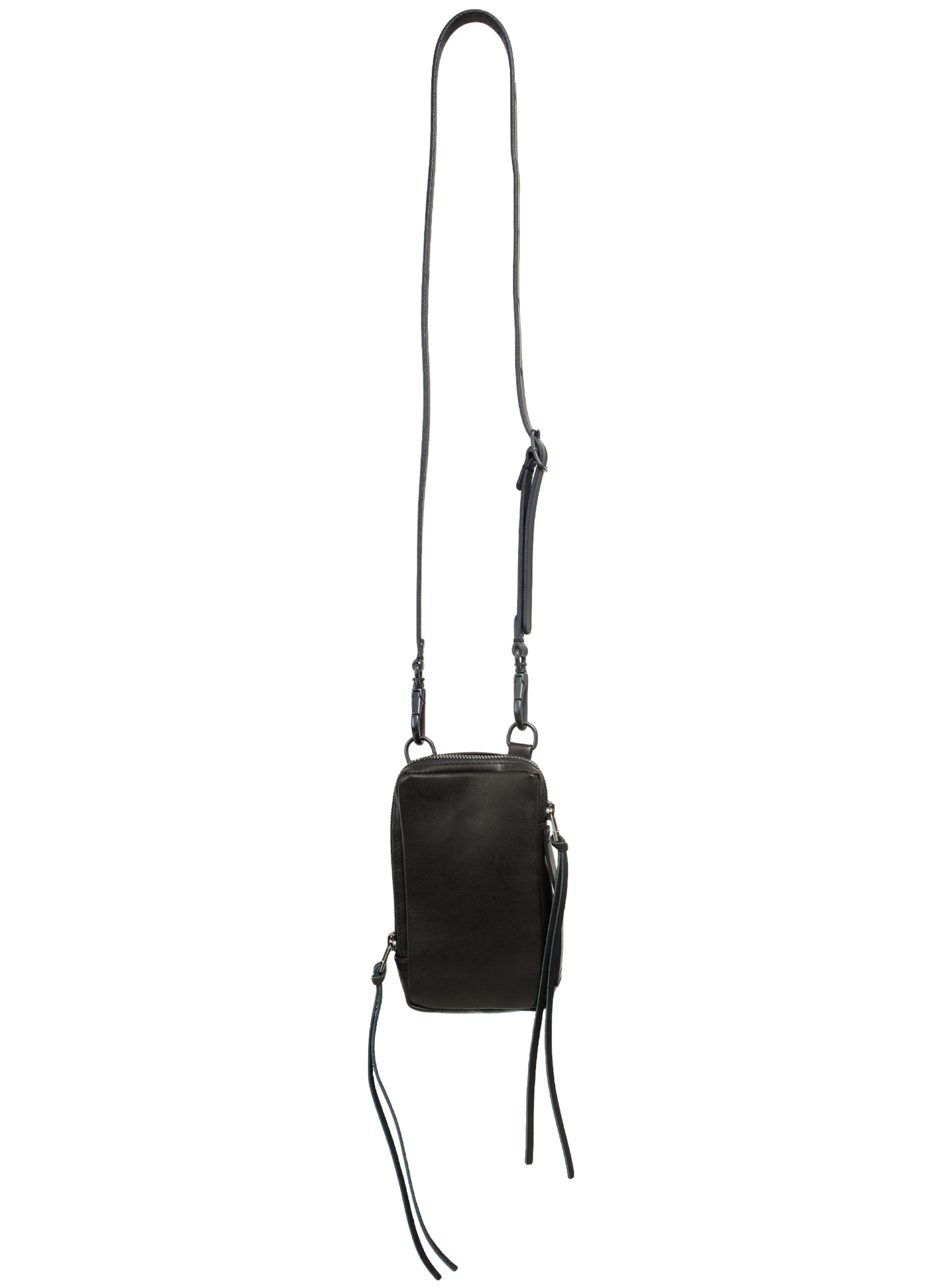 The Viridi-Anne Black leather bag