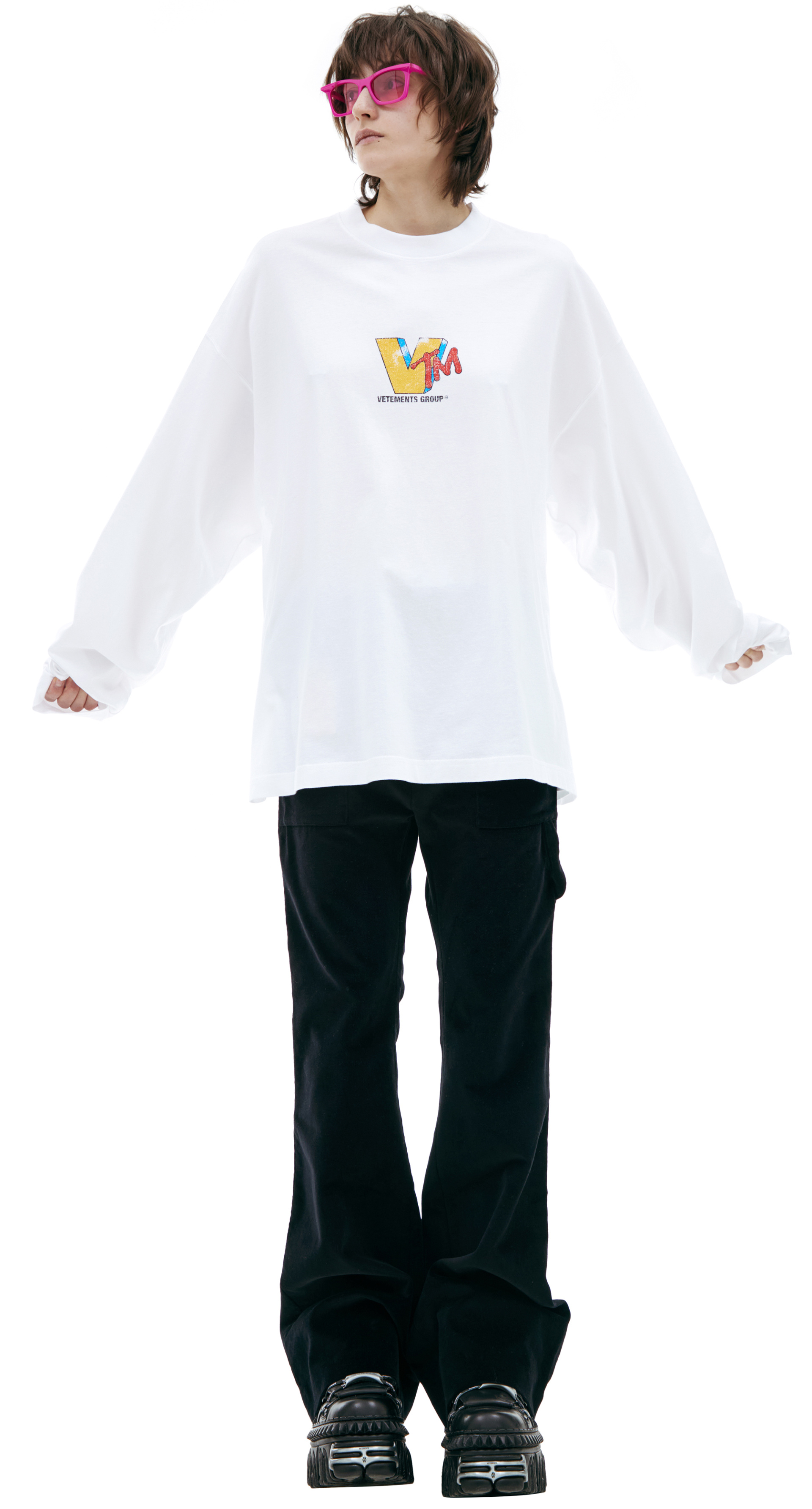 VETEMENTS MTV print longsleeve