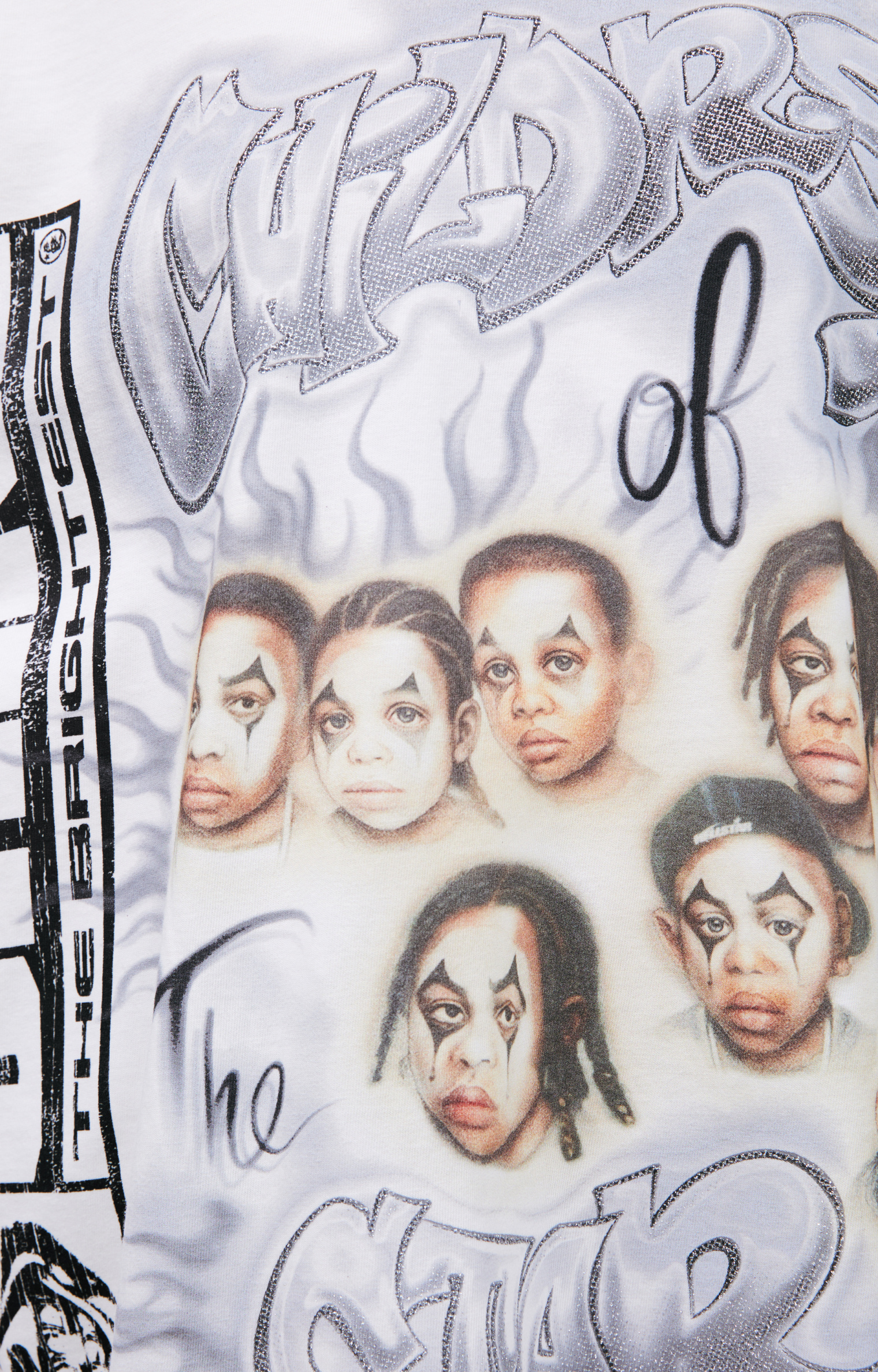 Buy Hellstar women white print t-shirt for $360 online on SV77