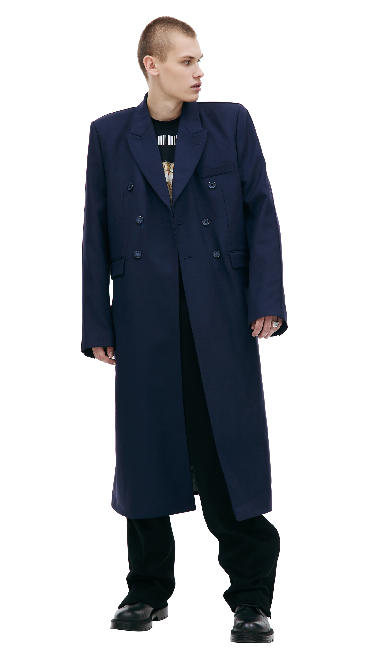 VTMNTS Wool double-breasted coat