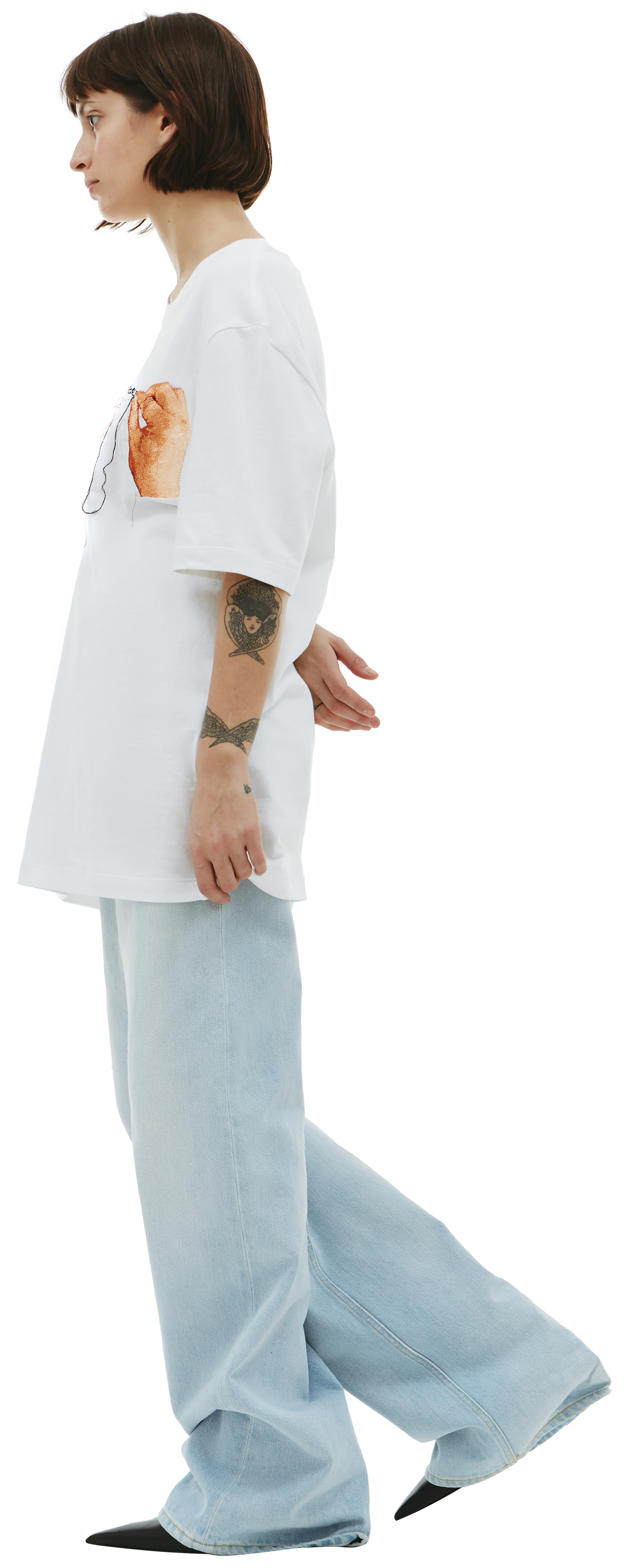 Doublet \'Hand-embroidery\' cotton t-shirt