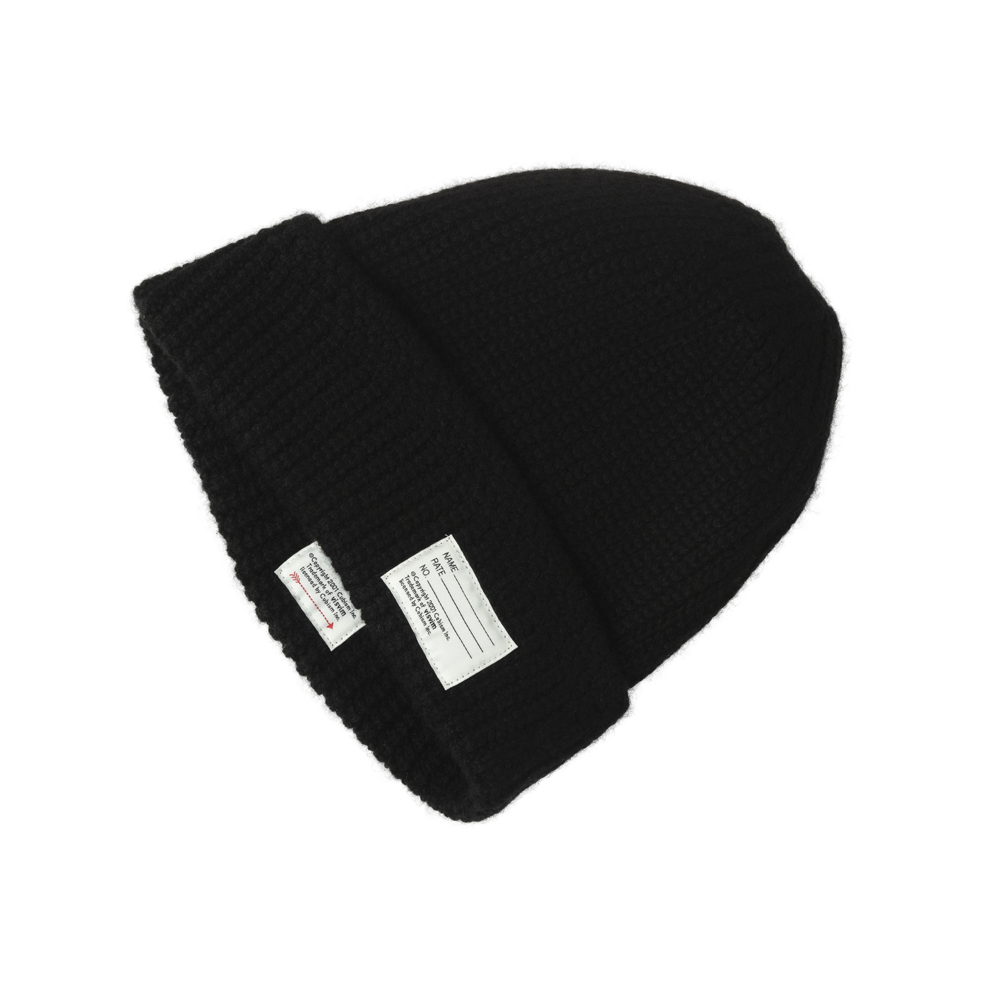 visvim Black cashmere beanie