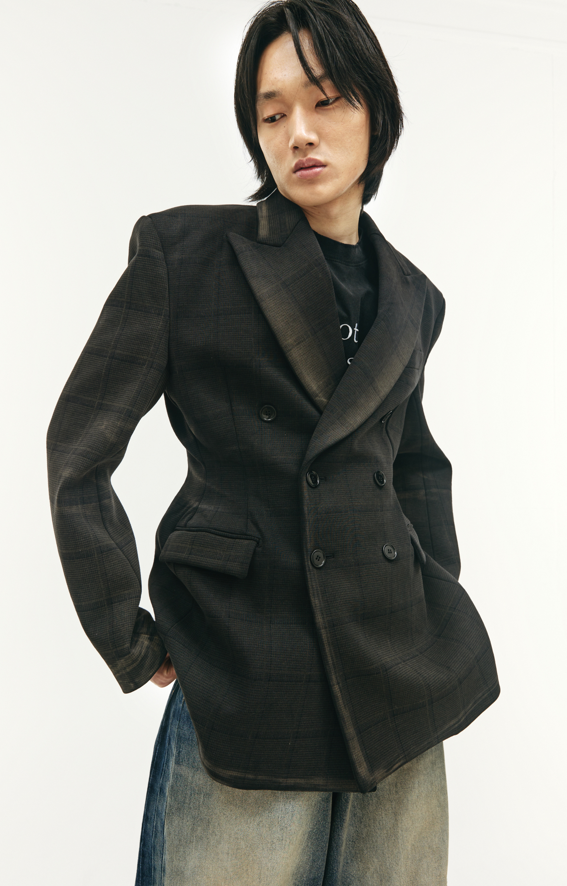 VETEMENTS Striped tailored blazer