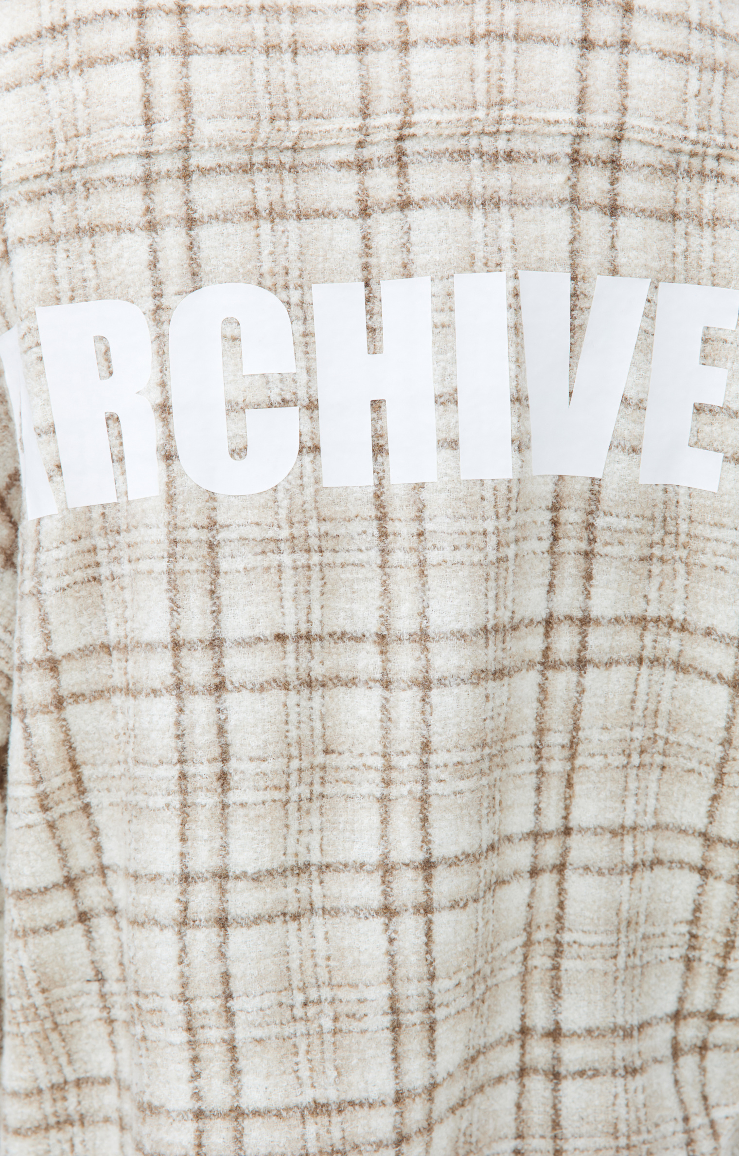 B1ARCHIVE Checkered logo shirt