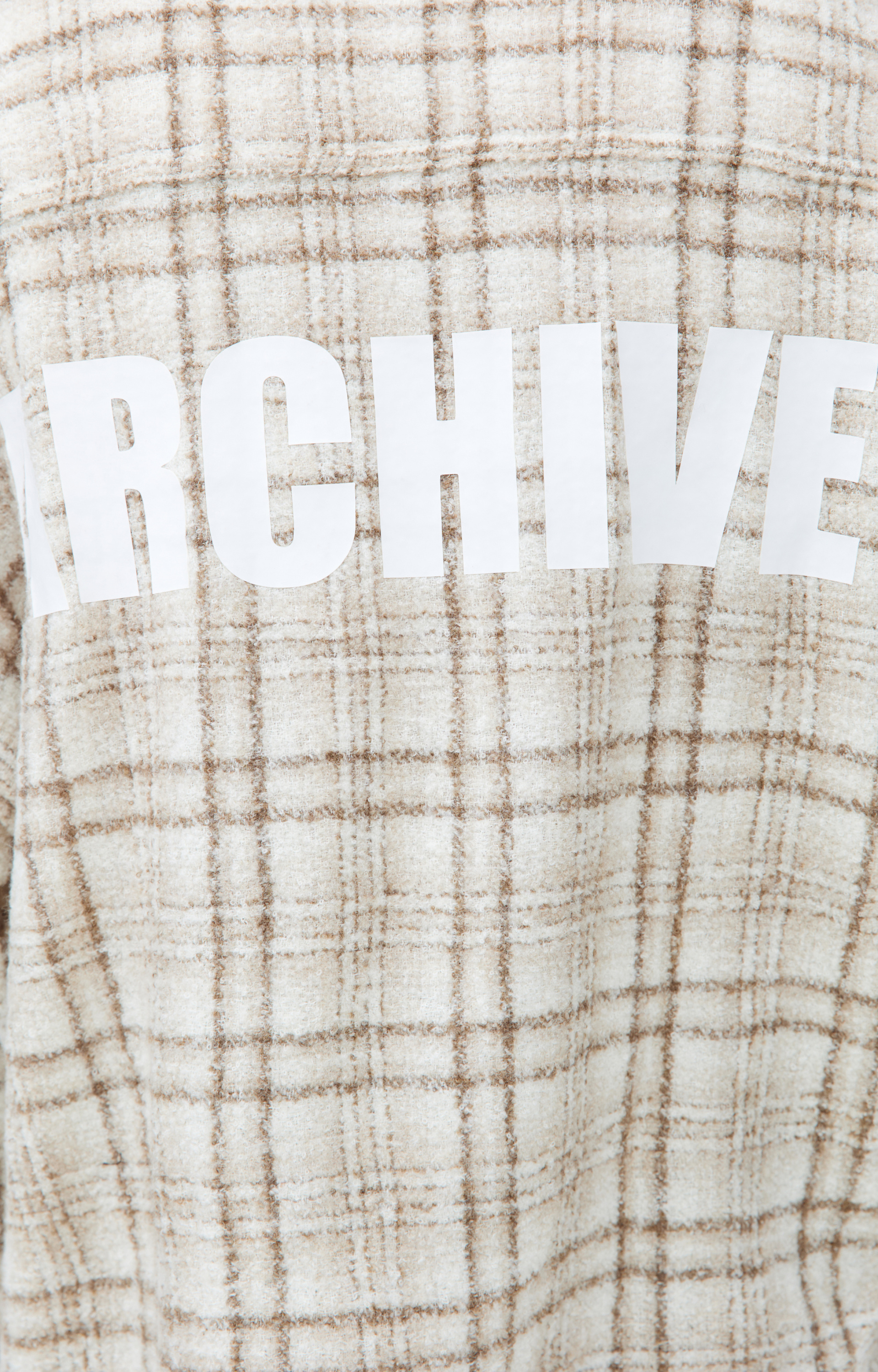 B1ARCHIVE Checkered logo shirt