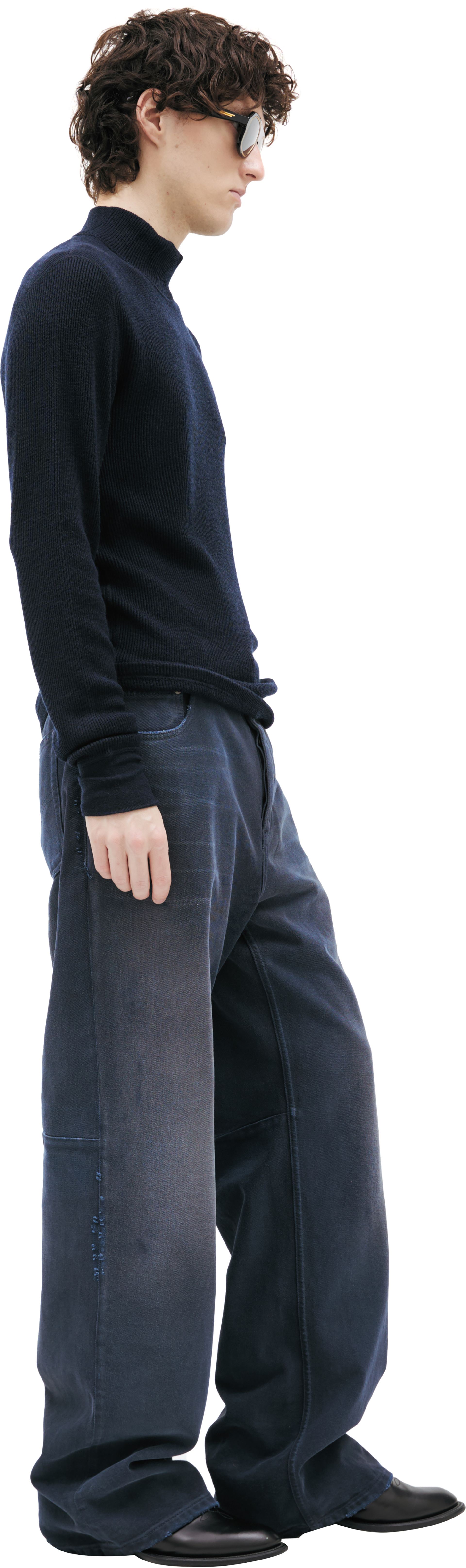 visvim Black wool sweater