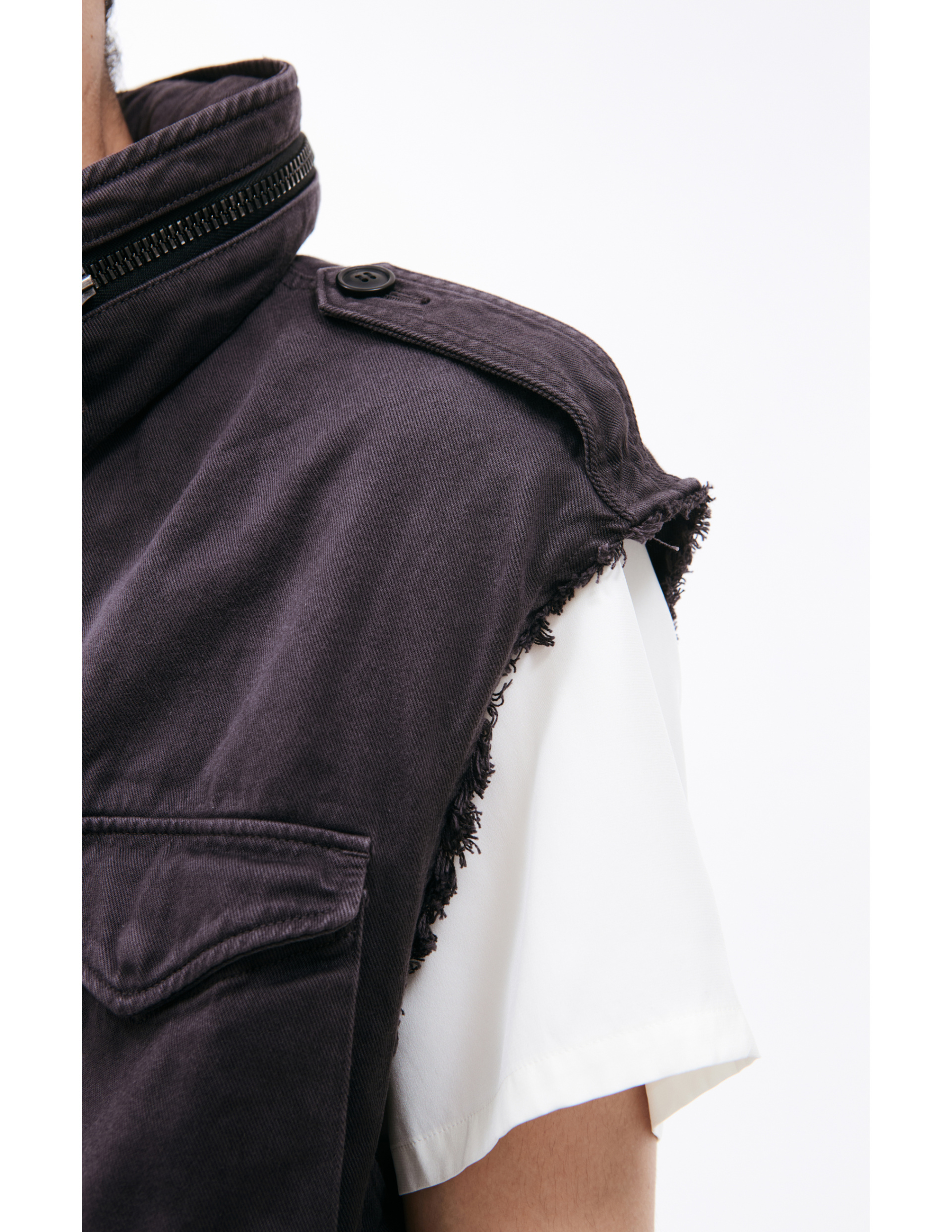 visvim Bickle denim vest