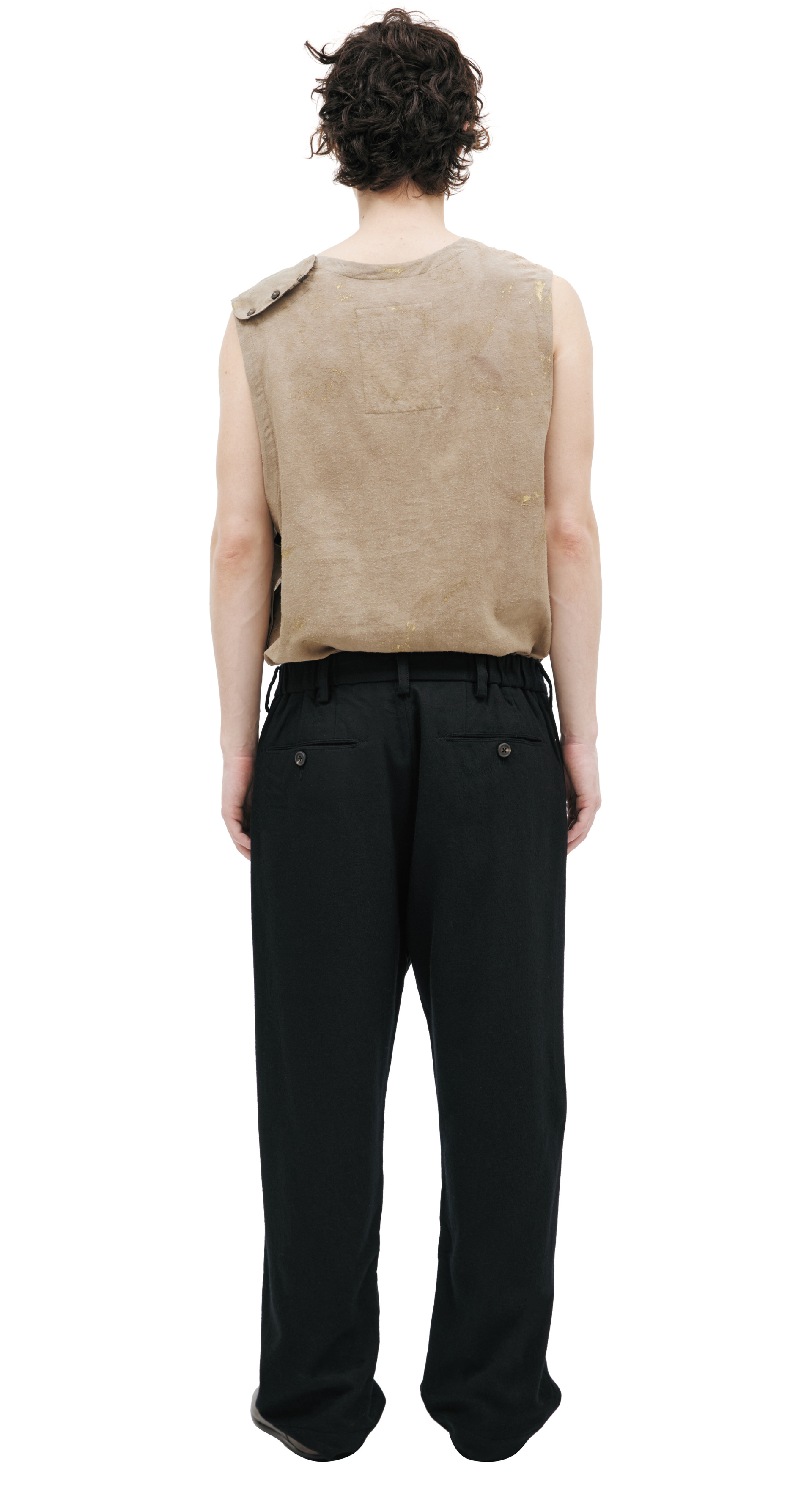 Ziggy Chen loose fitting trousers with pleats