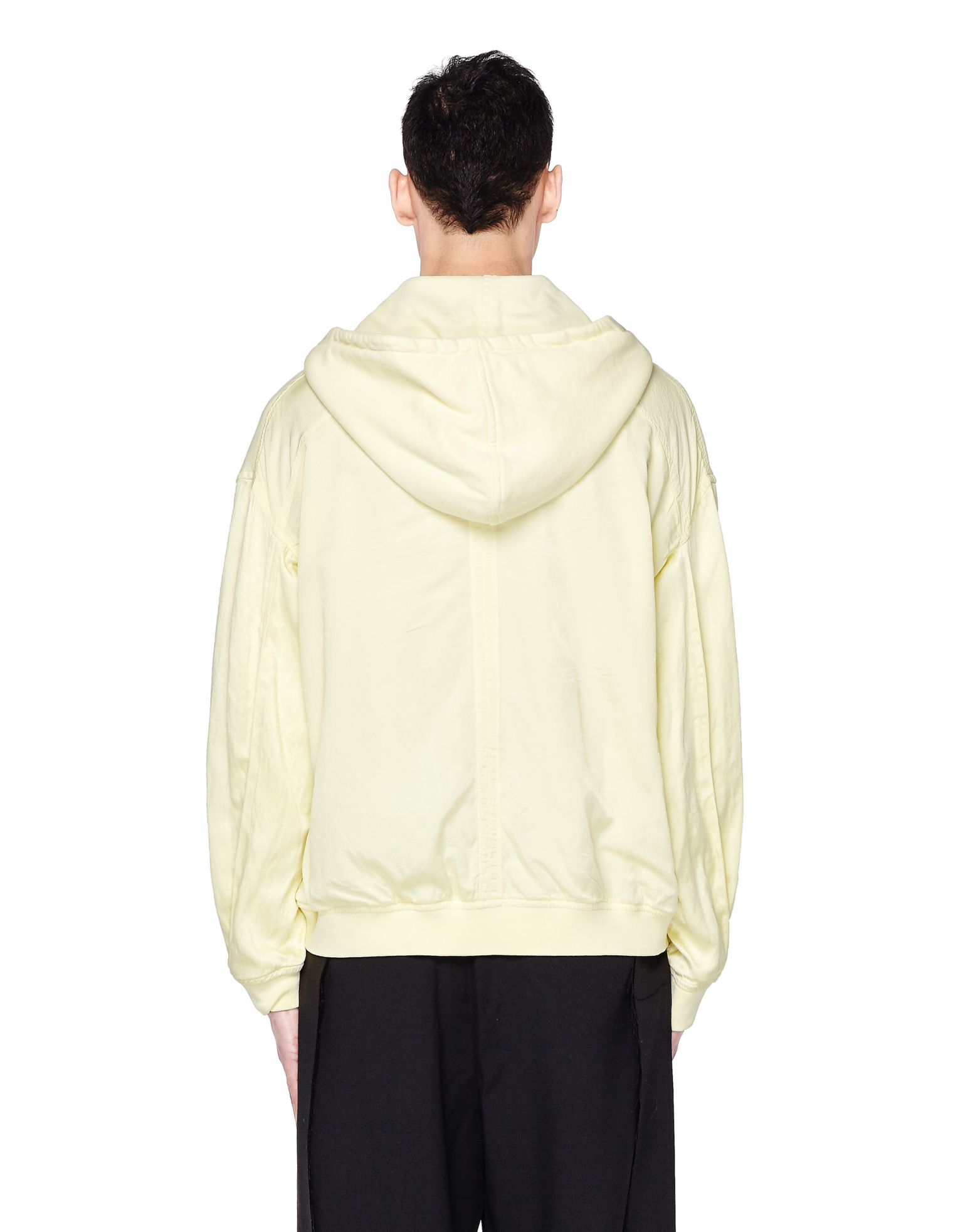 Haider Ackermann Yellow Zip-Up Hoodie