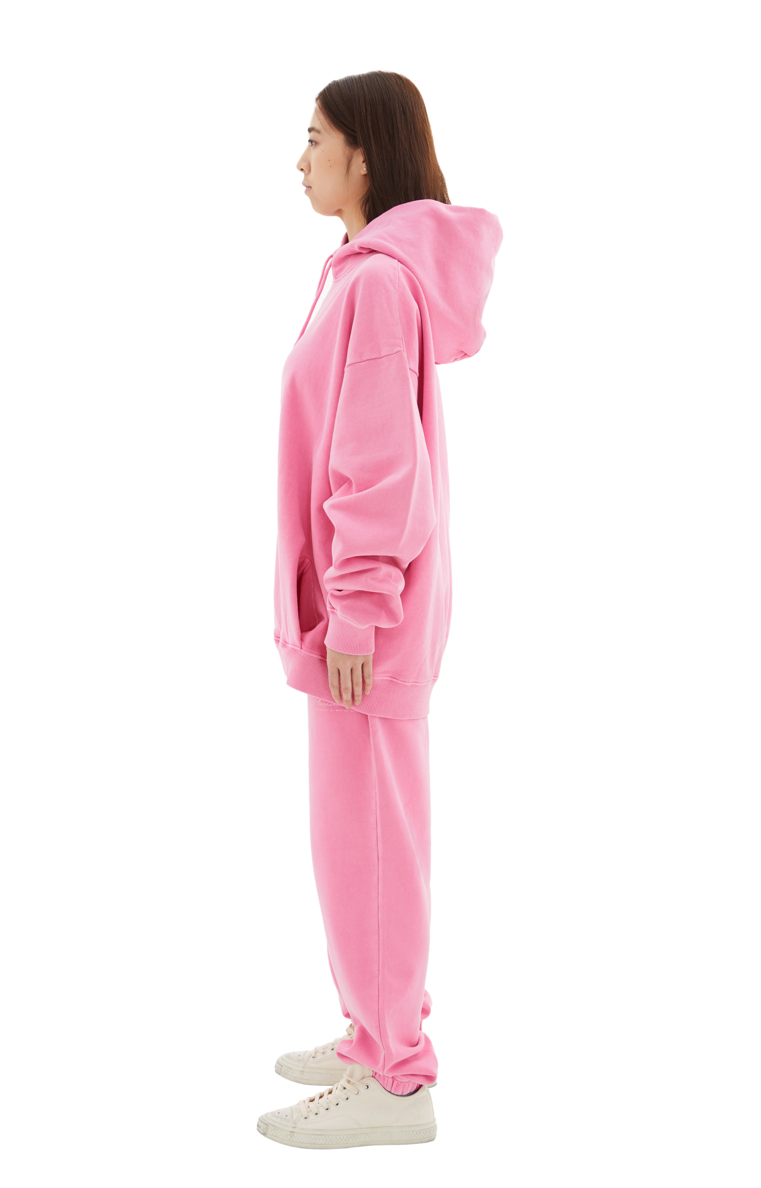 Martine Rose Pink print hoodie