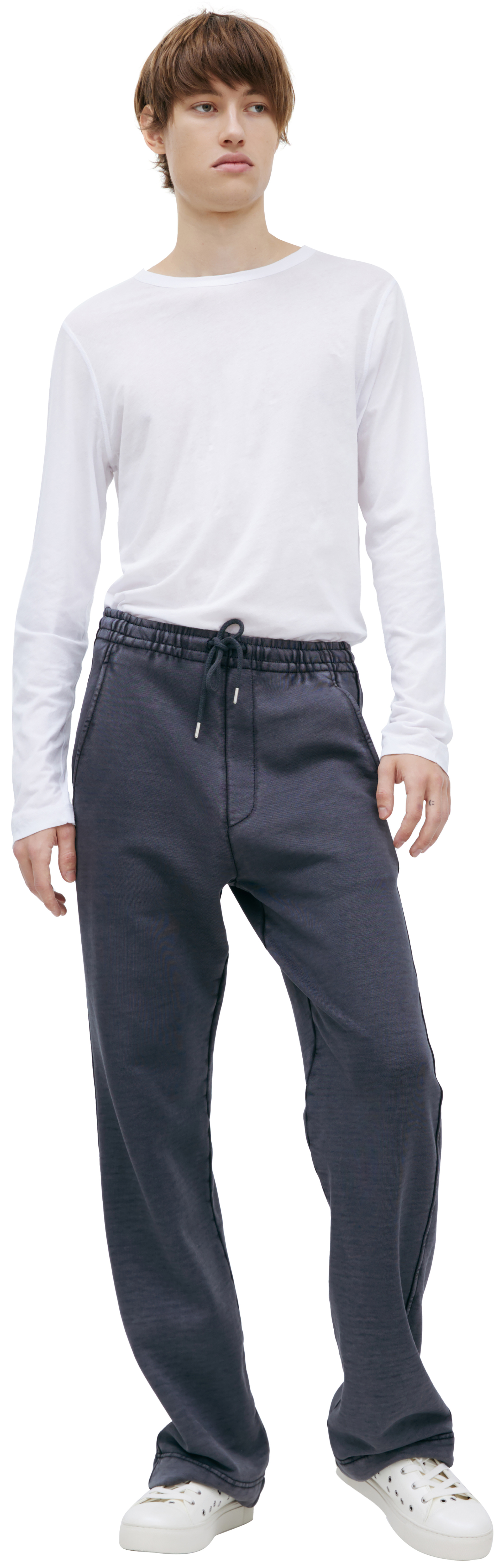 Dries Van Noten Gray cotton sweatpants