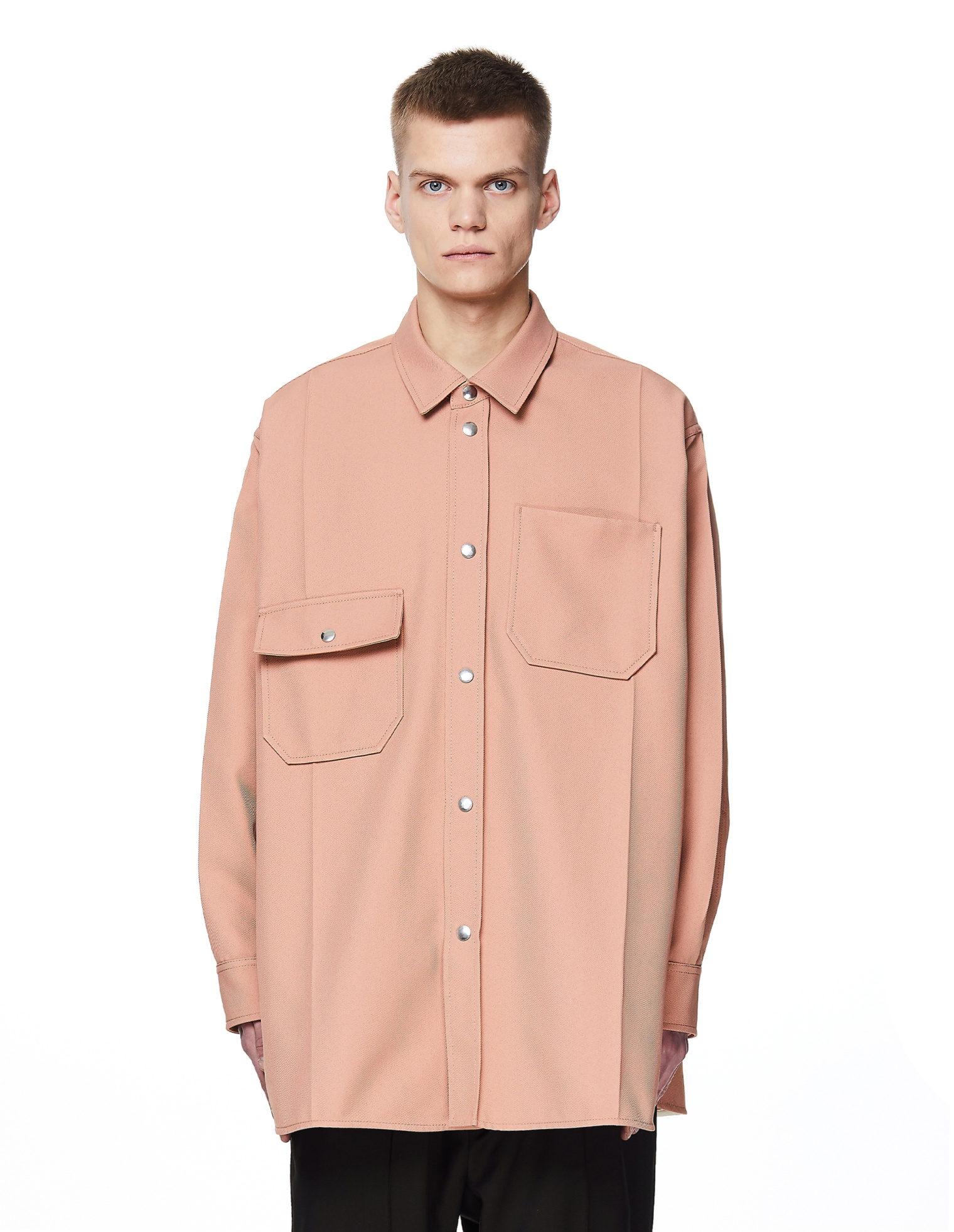 Buy OAMC men brown max shirt in pink for $950 online on SV77 